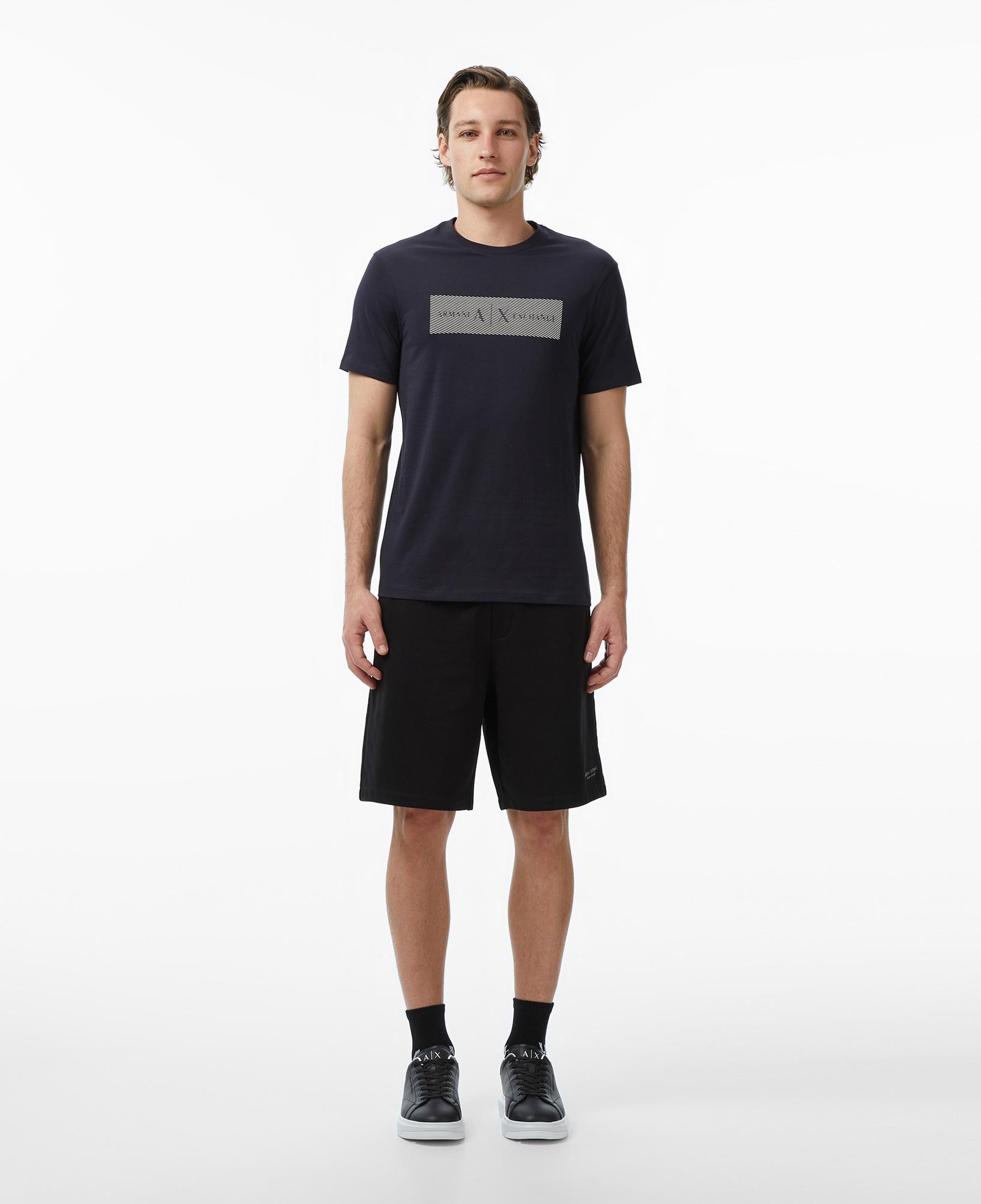 Armani Exchange Erkek Lacivert T-Shirt