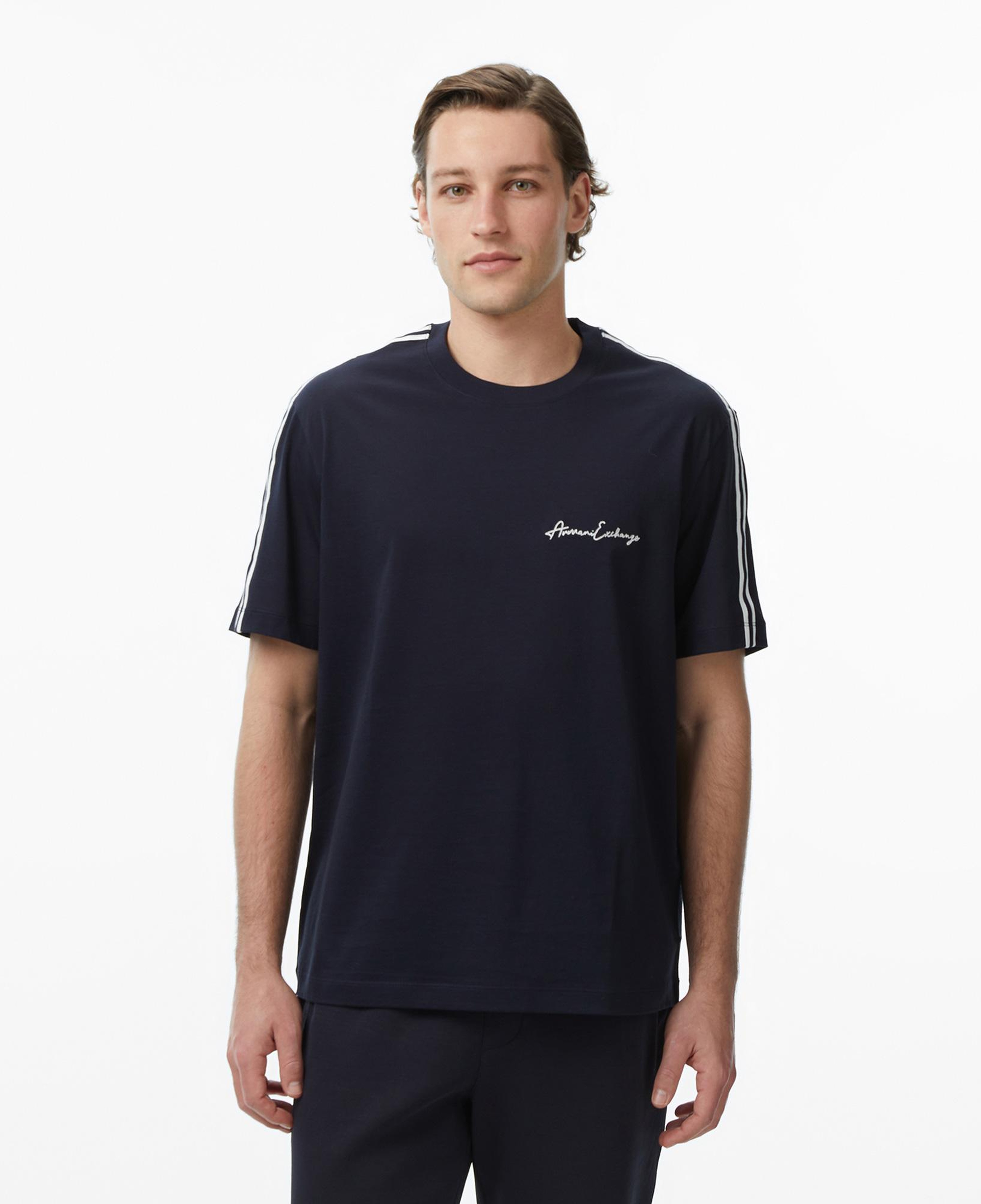 Armani Exchange Erkek Lacivert T-Shirt
