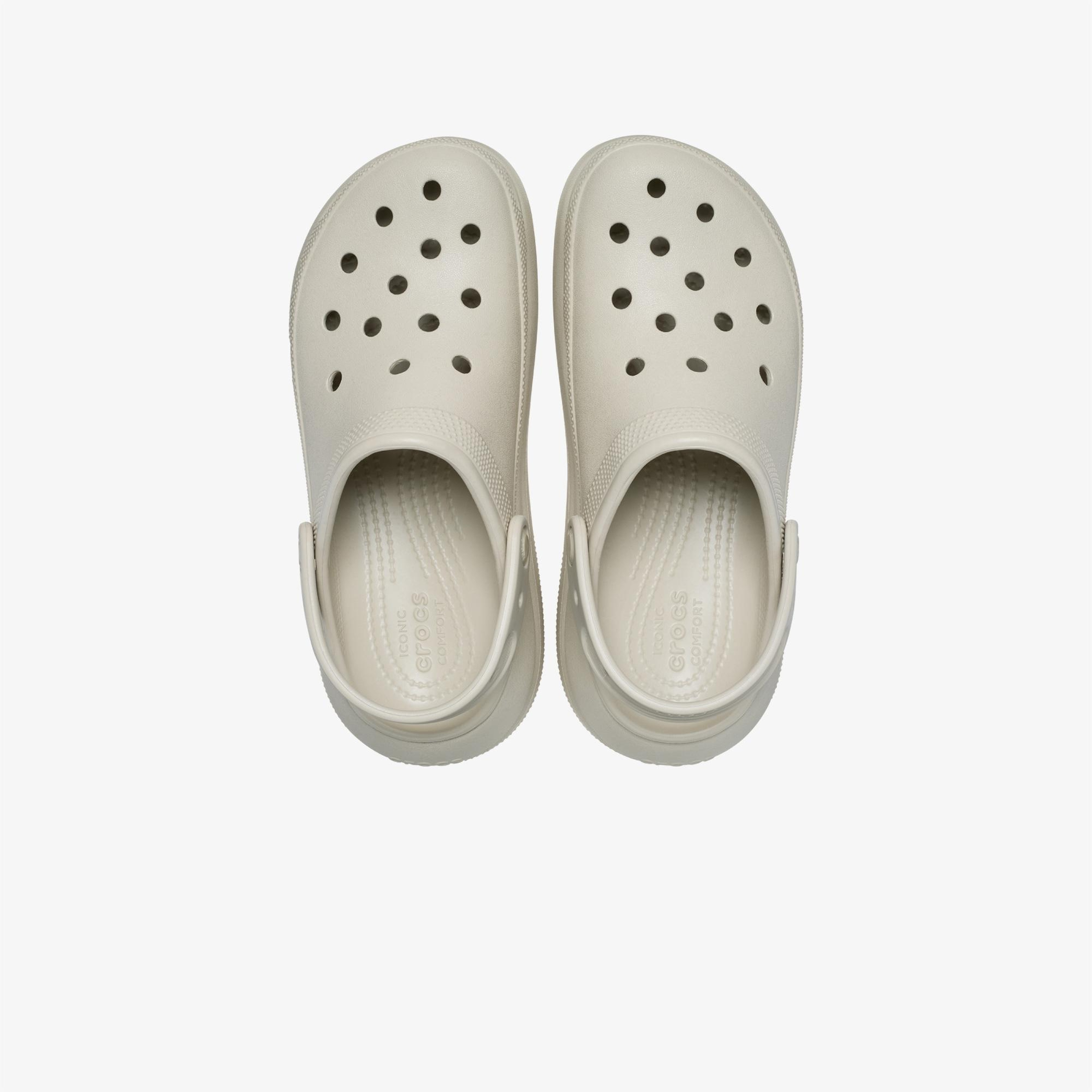 Crocs Crush Clog Unisex Krem Rengi Terlik