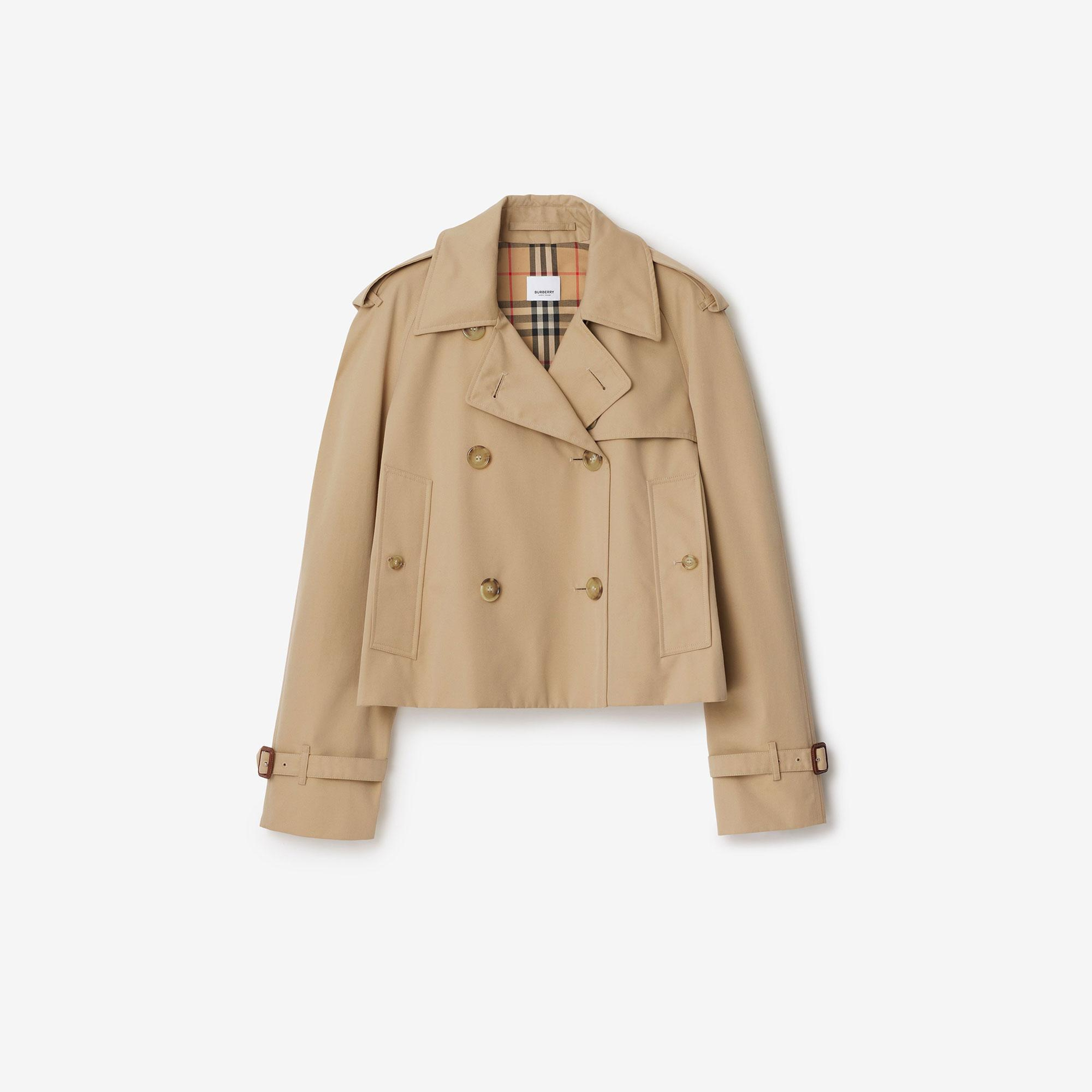 Burberry Haltye Kadın Bej Pardesü