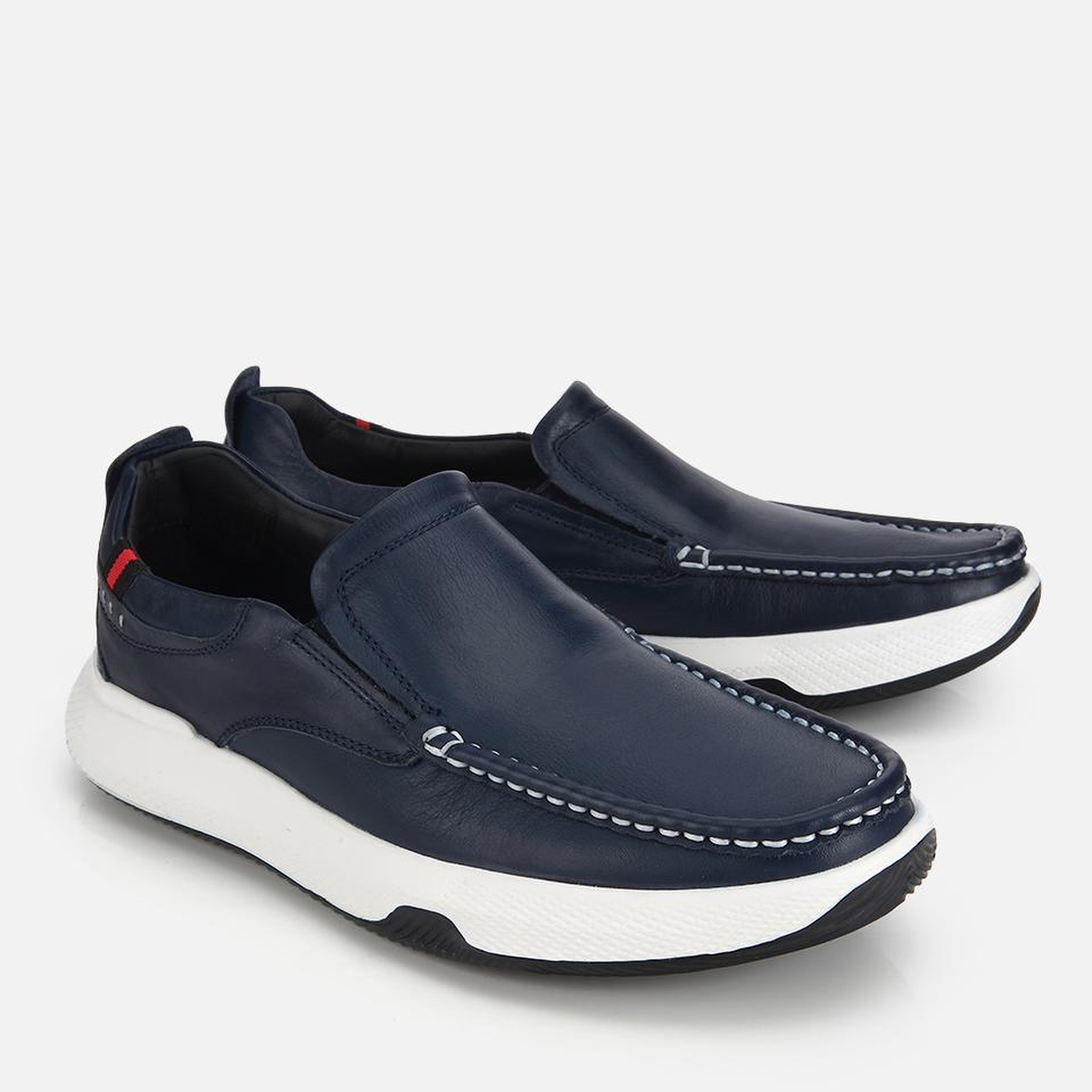 Erkek Deri Lacivert Comfort Günlük Loafer