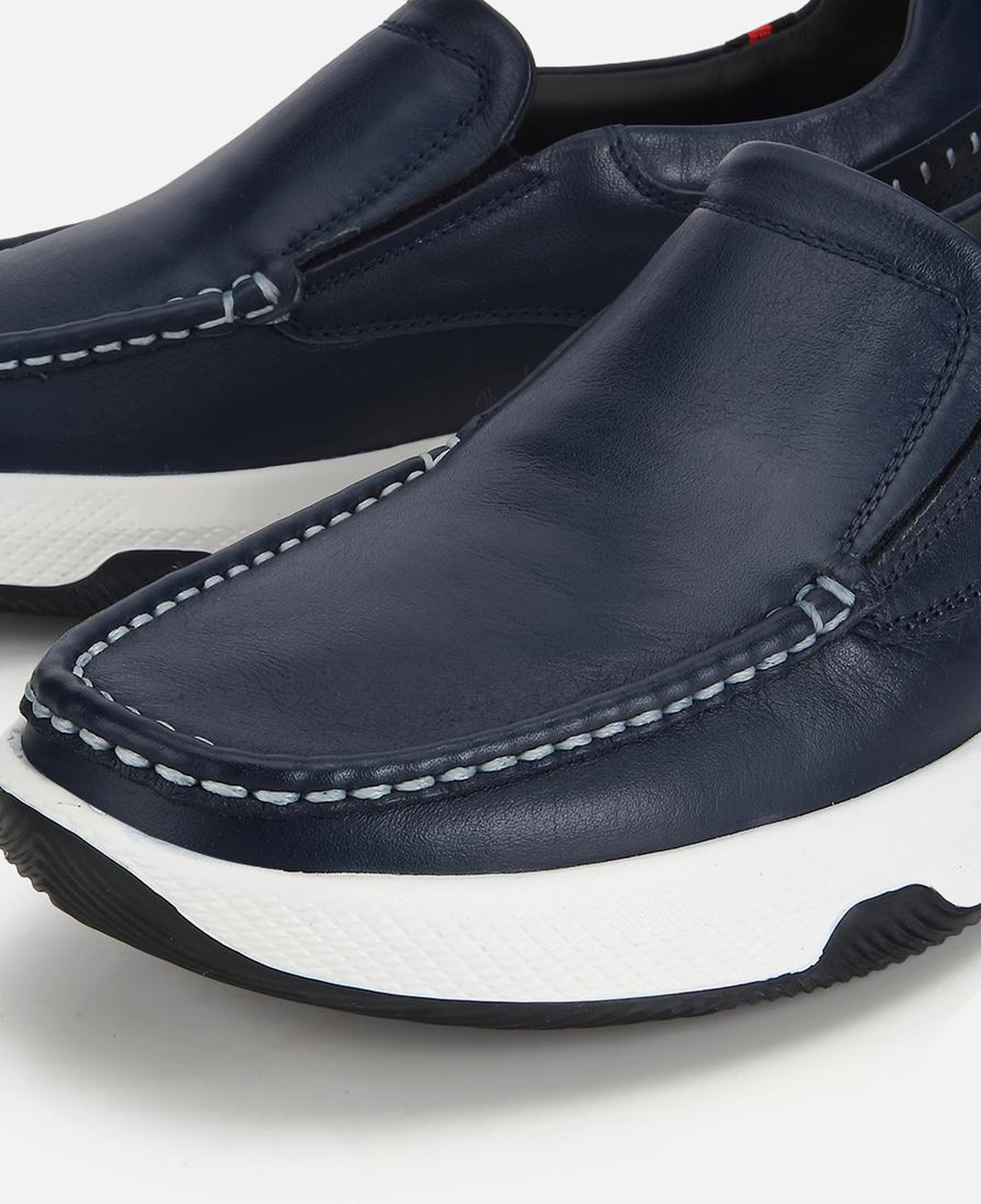 Erkek Deri Lacivert Comfort Günlük Loafer