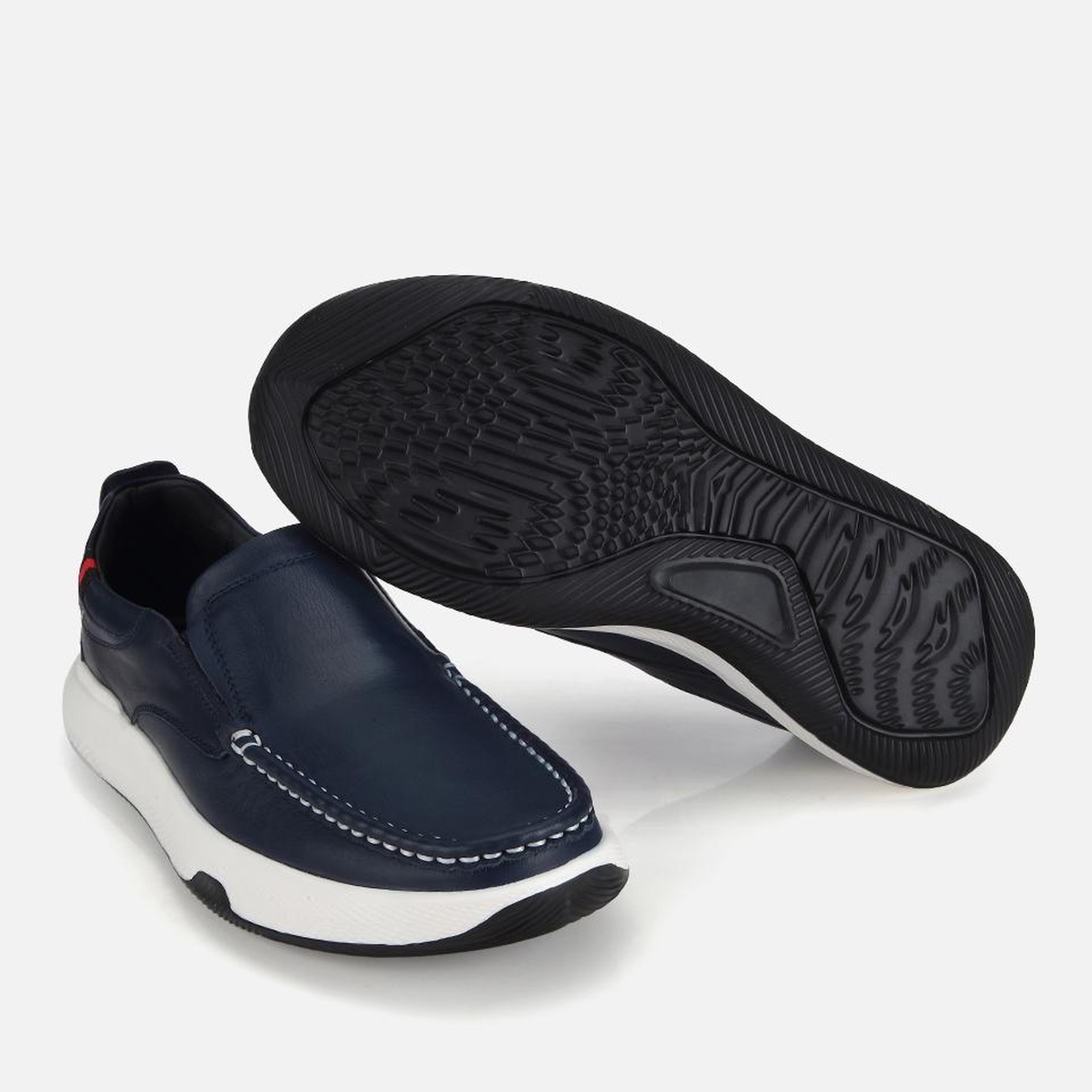 Erkek Deri Lacivert Comfort Günlük Loafer
