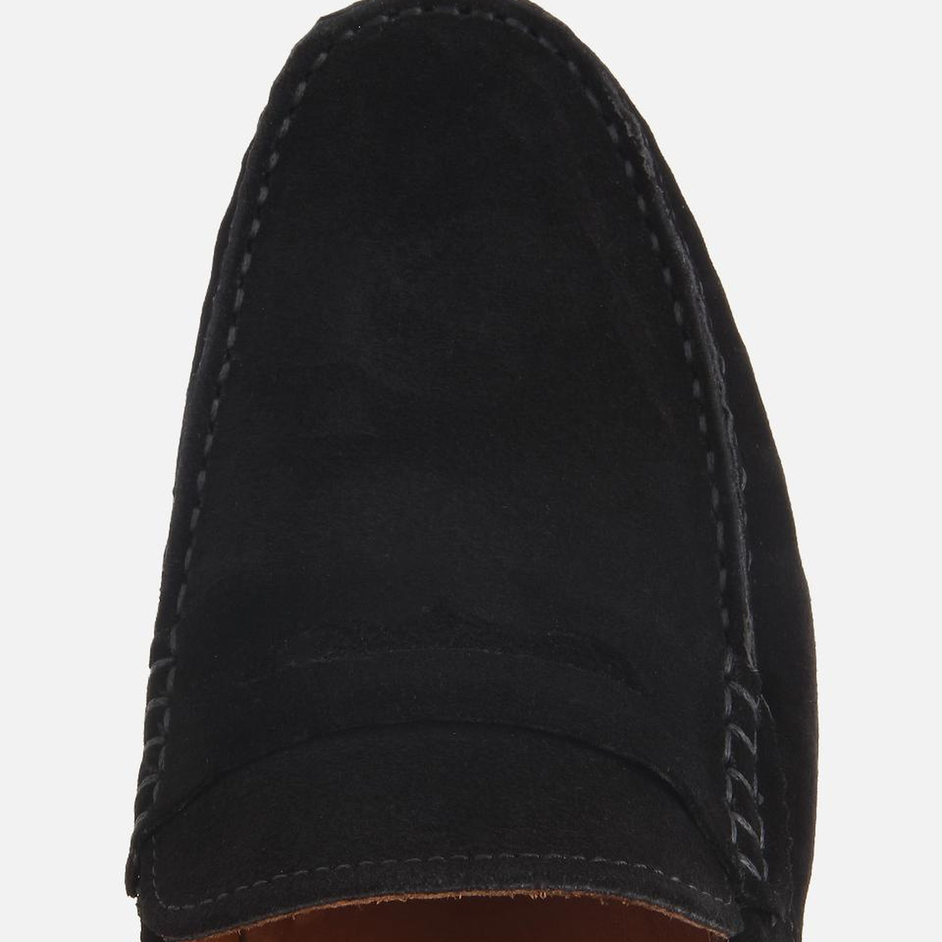 Erkek Süet Deri Siyah Rahat Günlük Loafer