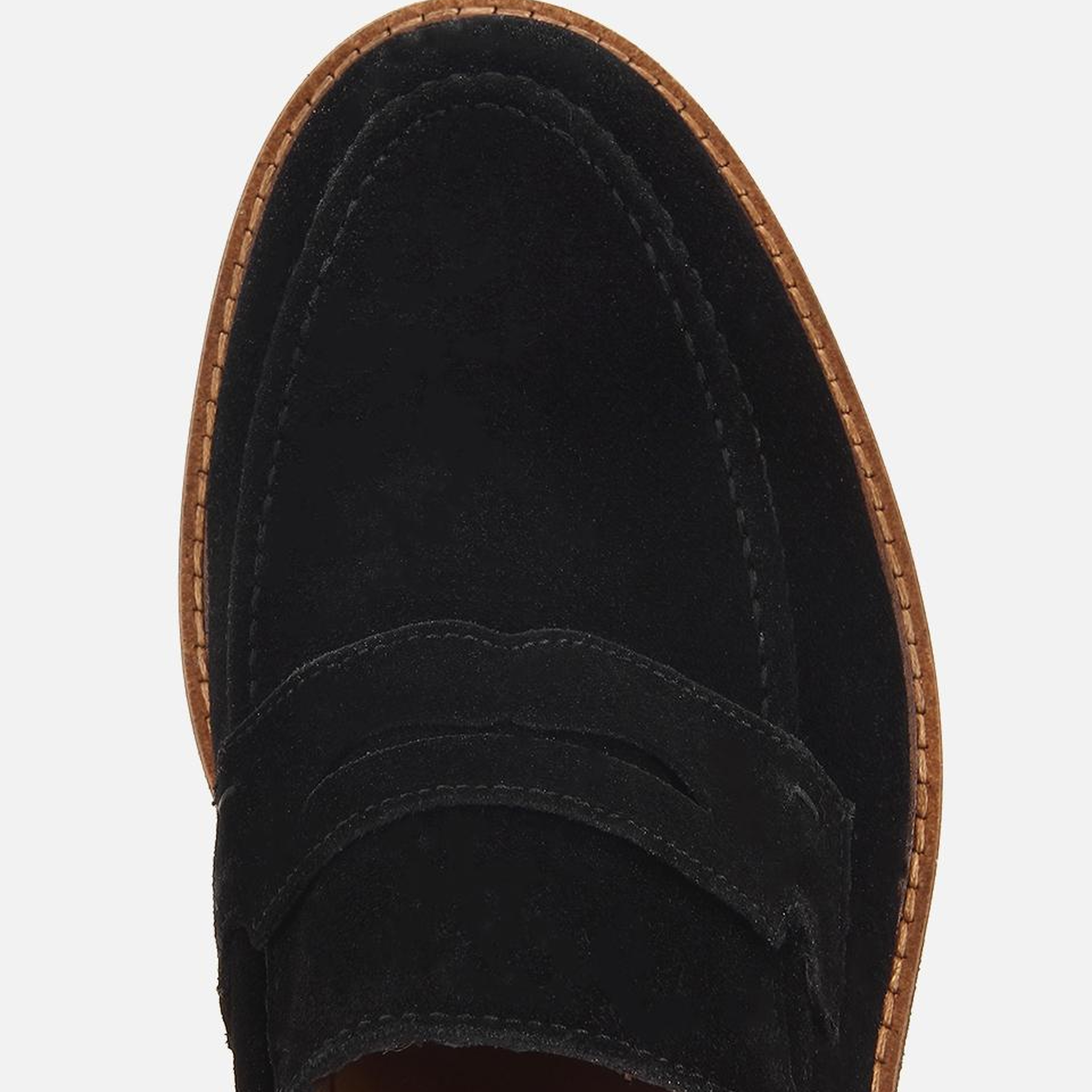 Erkek Süet Deri Siyah Klasik Loafer