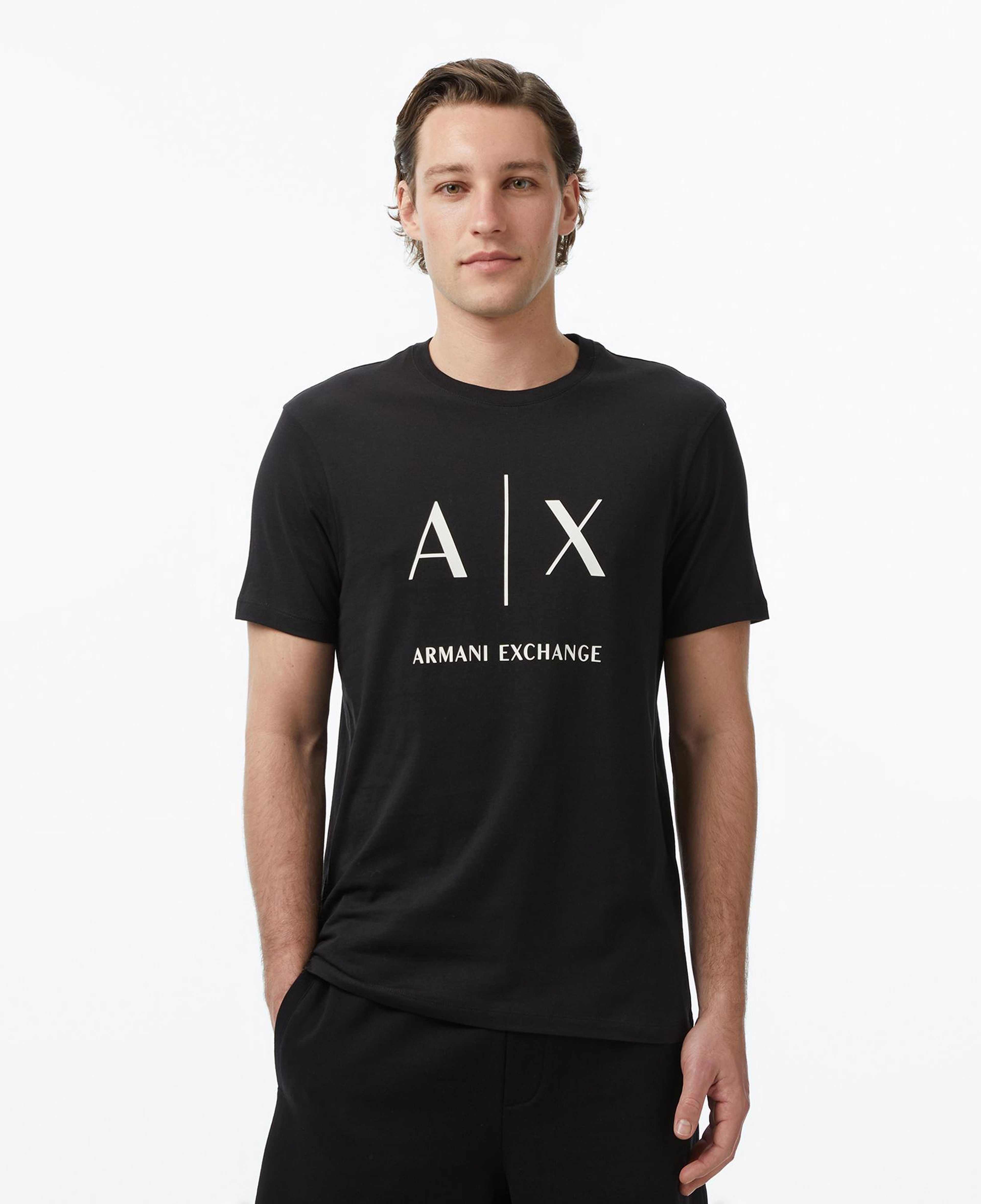 Armani Exchange Erkek Siyah T-Shirt