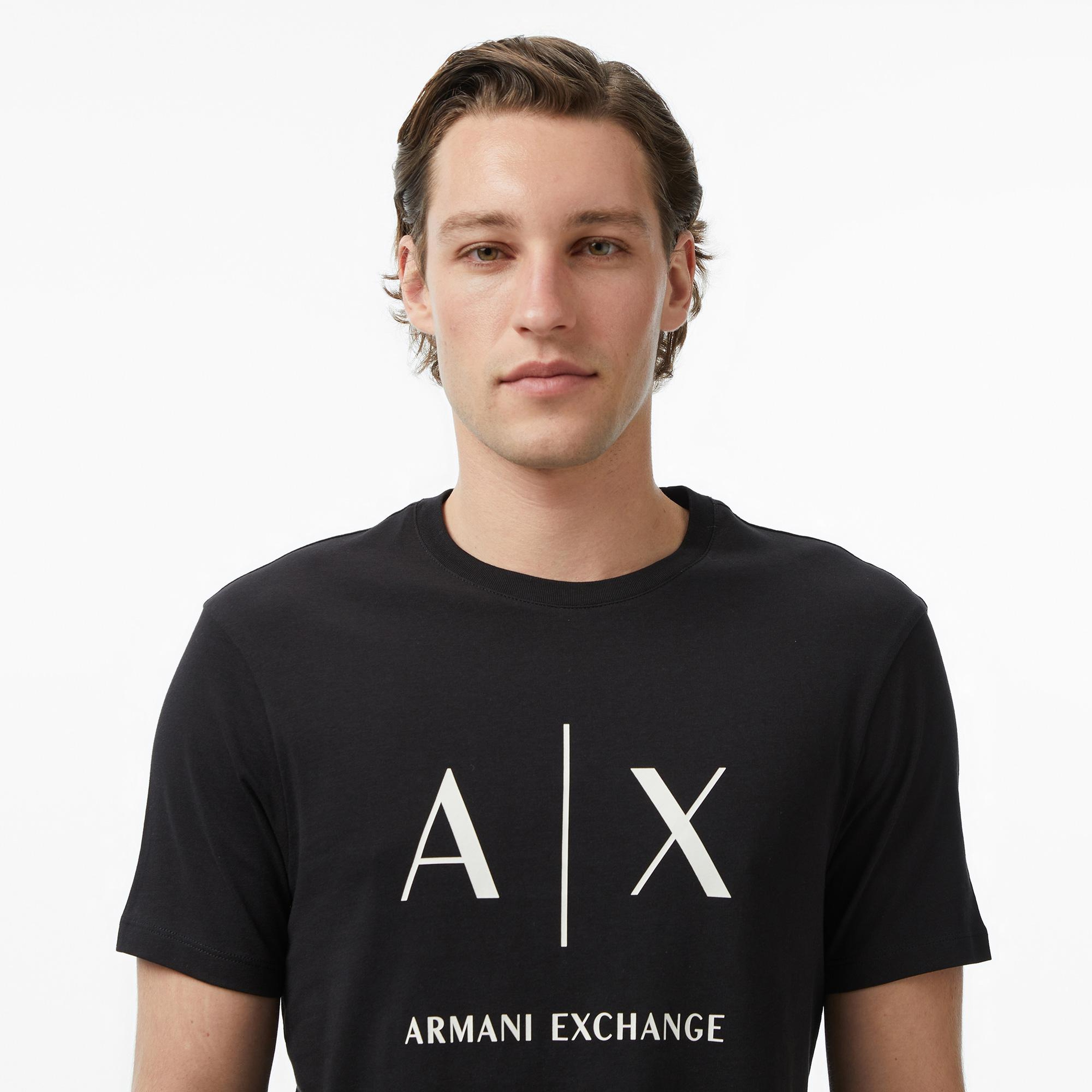 Armani Exchange Erkek Siyah T-Shirt