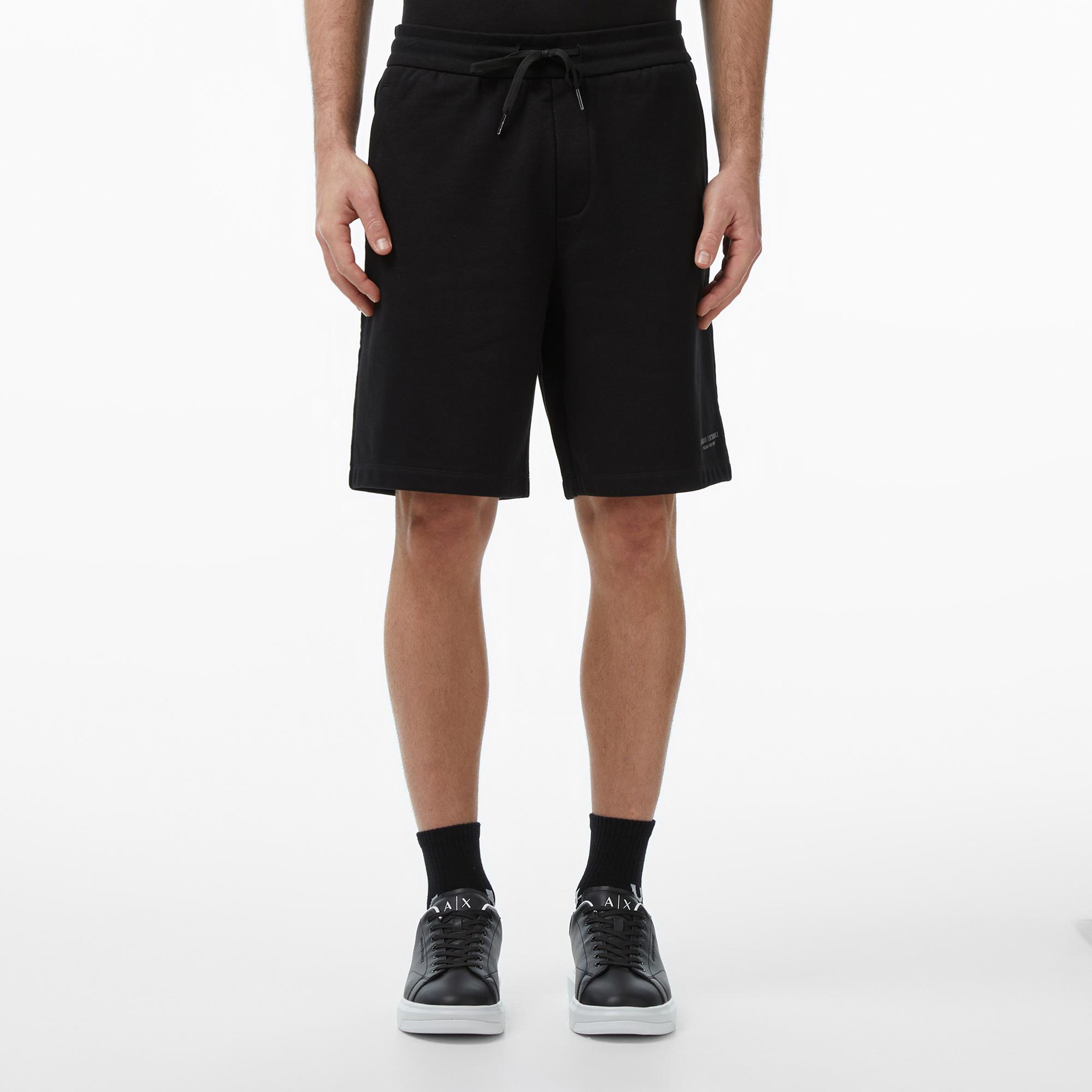 Armani Exchange Erkek Siyah Şort