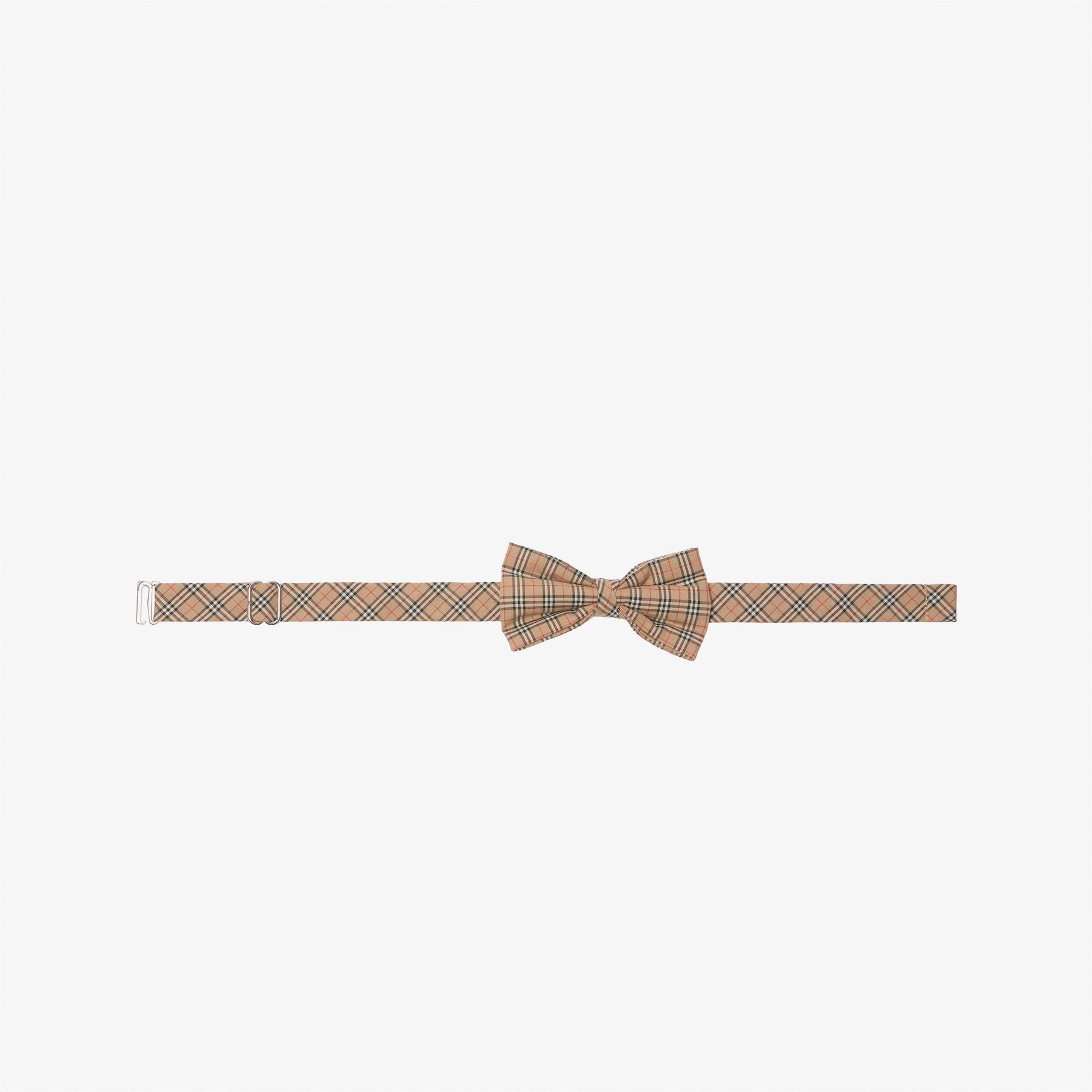Burberry Check Bowtıe Çocuk Bej Papyon