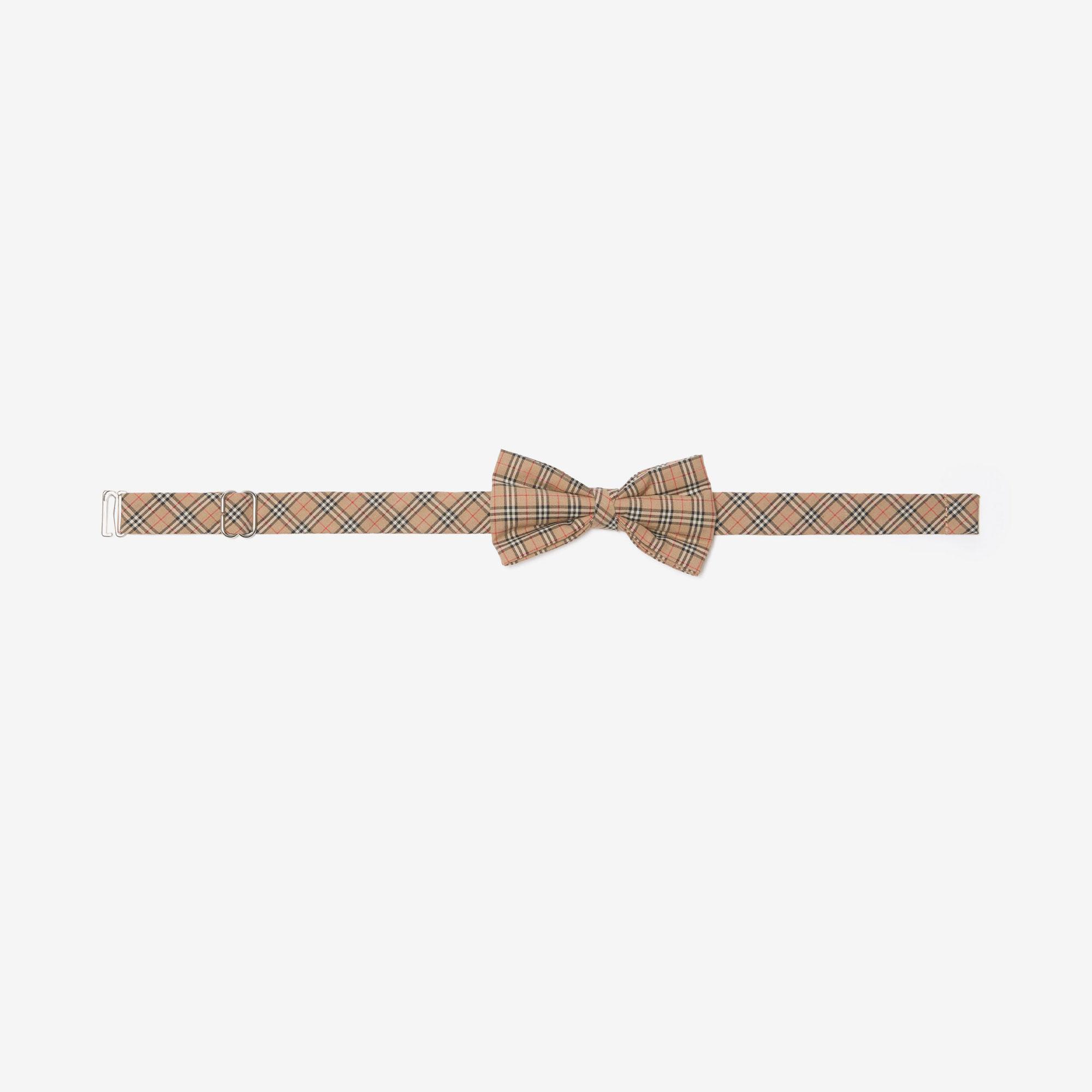 Burberry Check Bowtıe Çocuk Bej Papyon