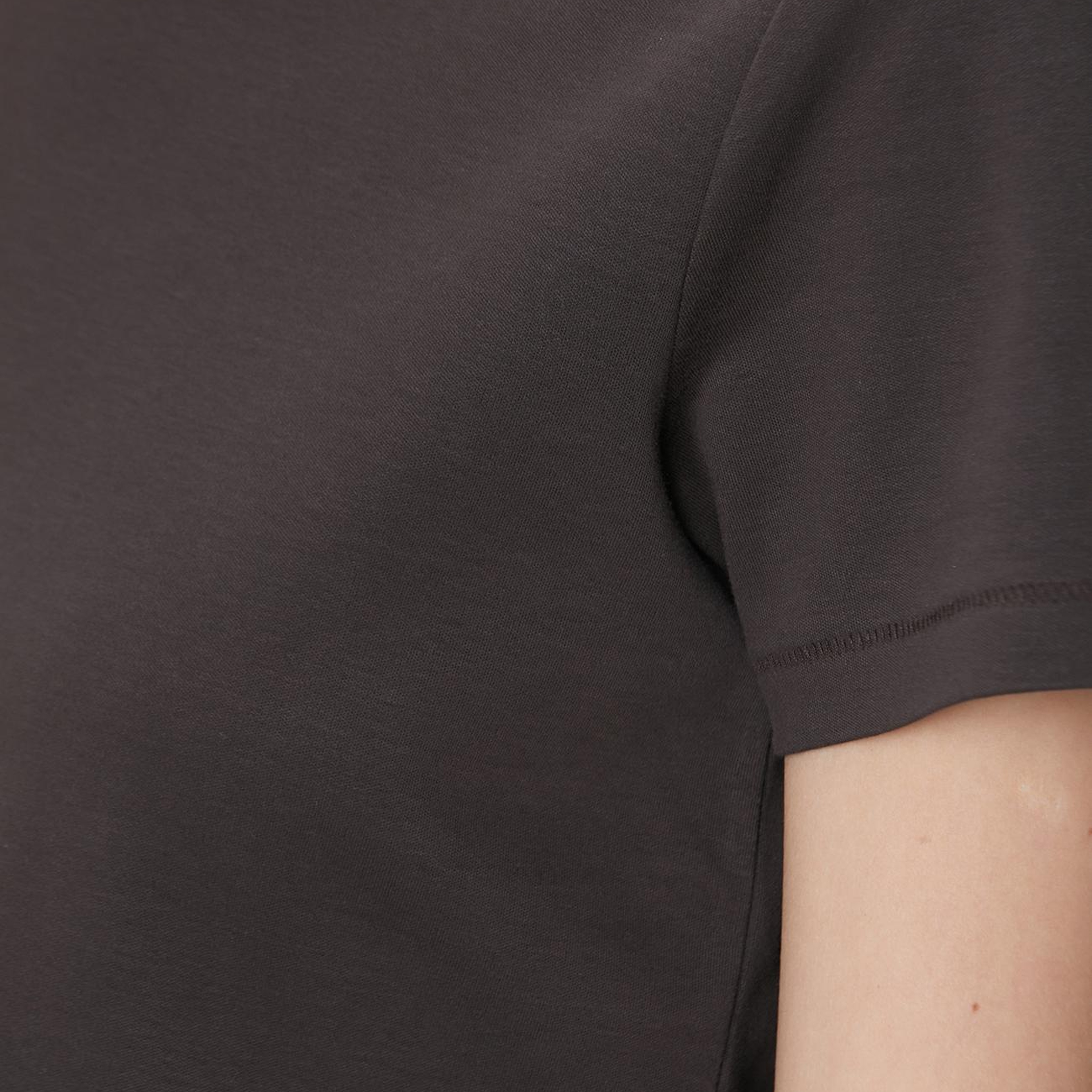 Network Kadın Acı Kahve Basic T-shirt