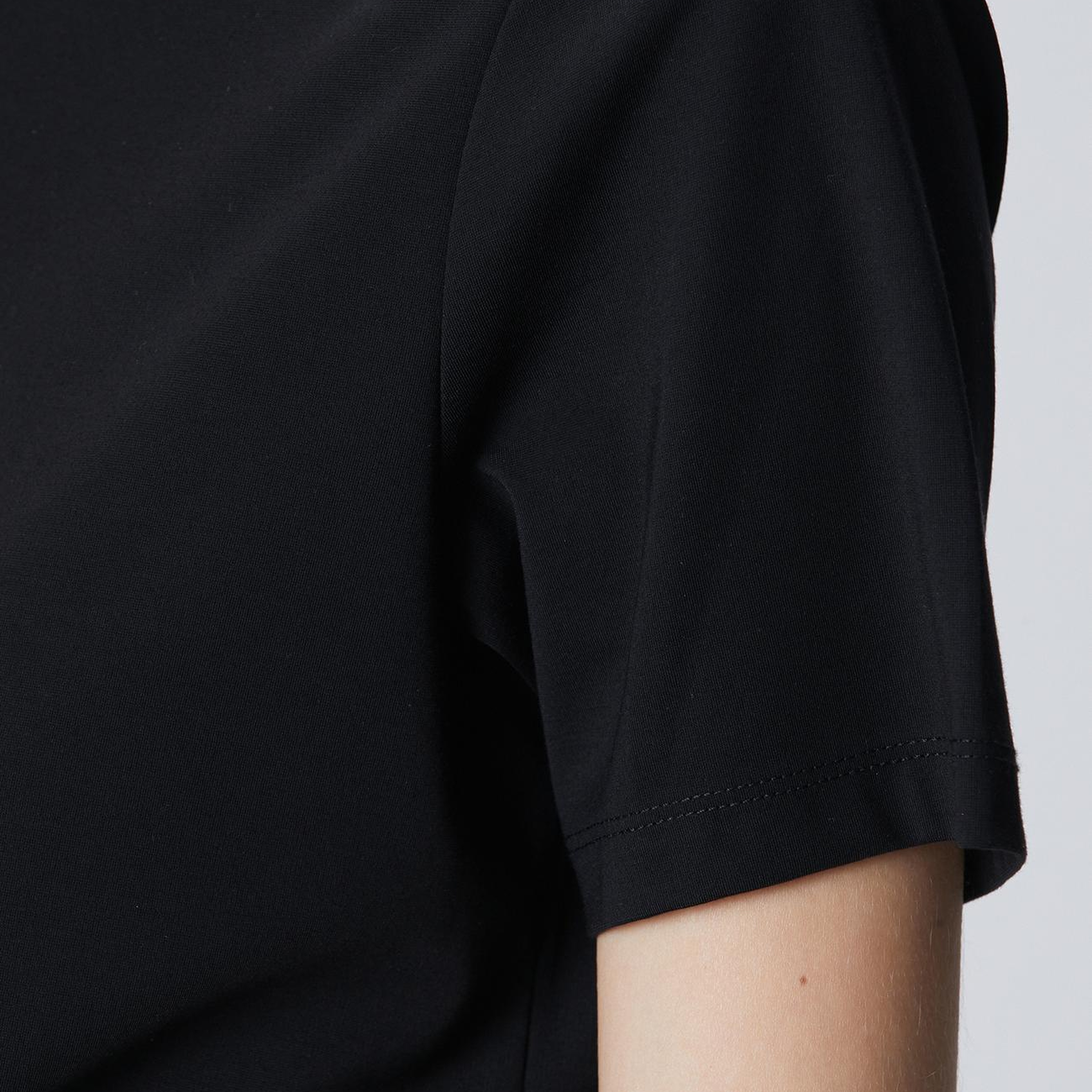 Network Kadın Siyah Basic T-shirt