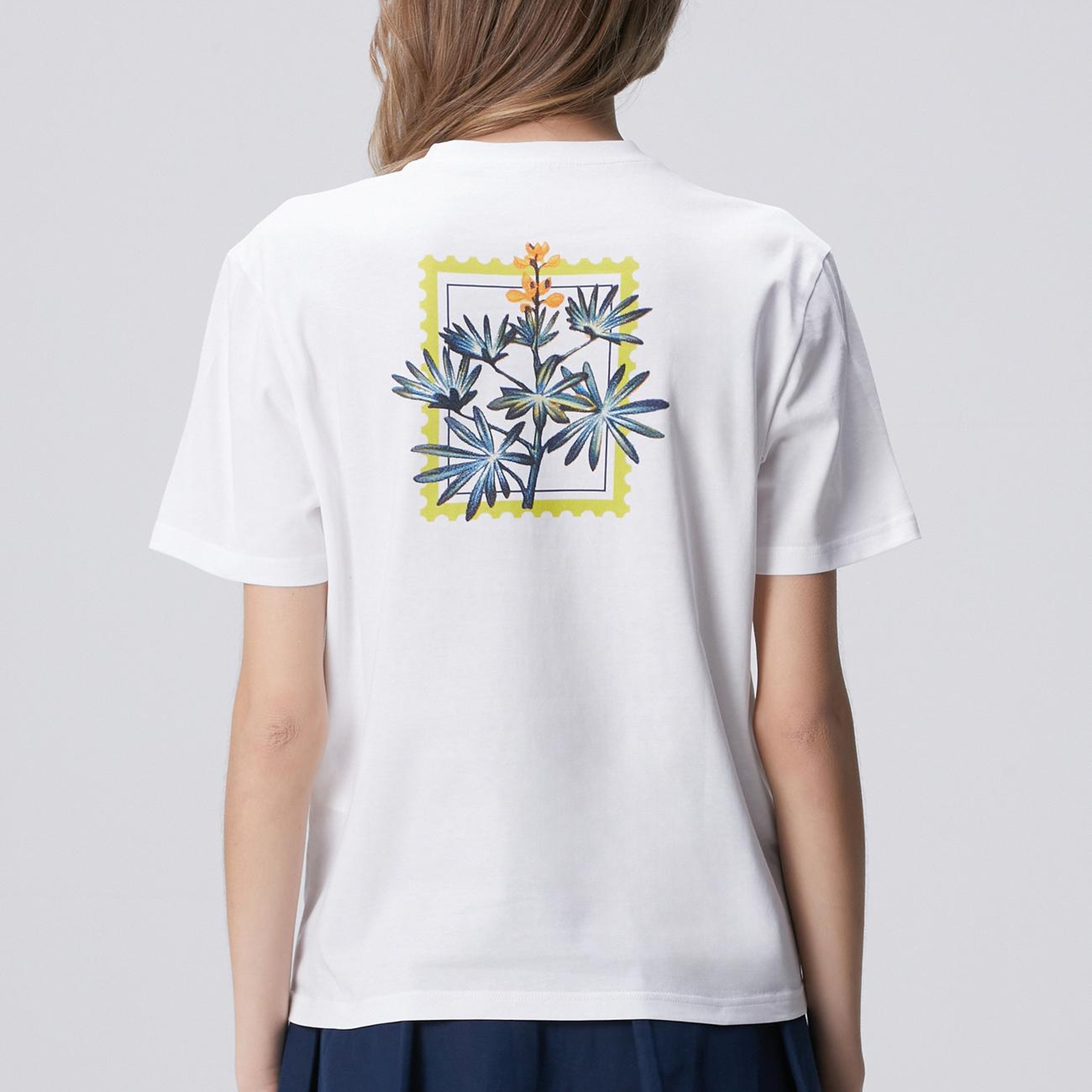 Network Kadın N-Tech Kırık Beyaz Baskılı T-shirt