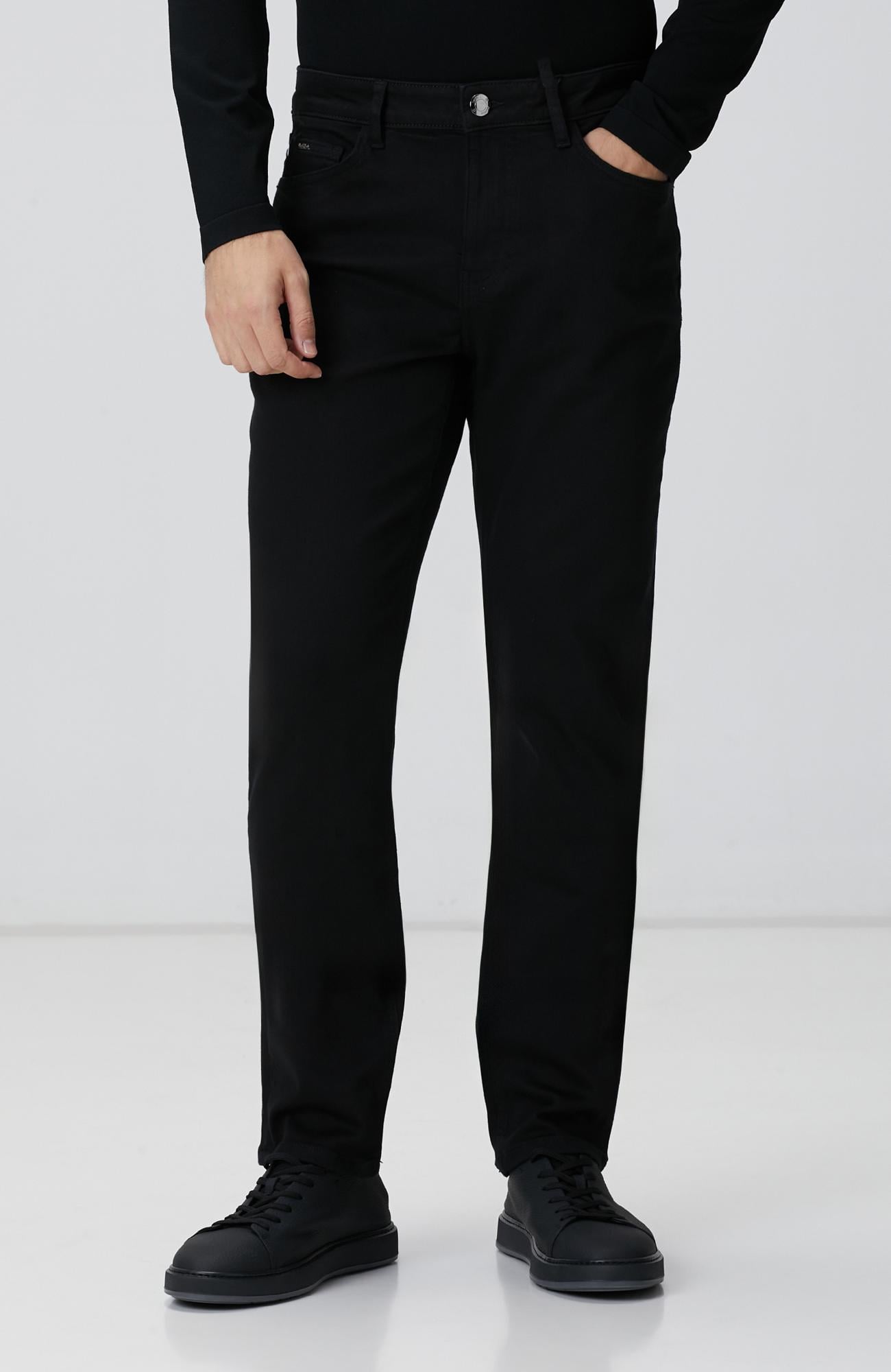 Network Erkek Siyah Denim Pantolon