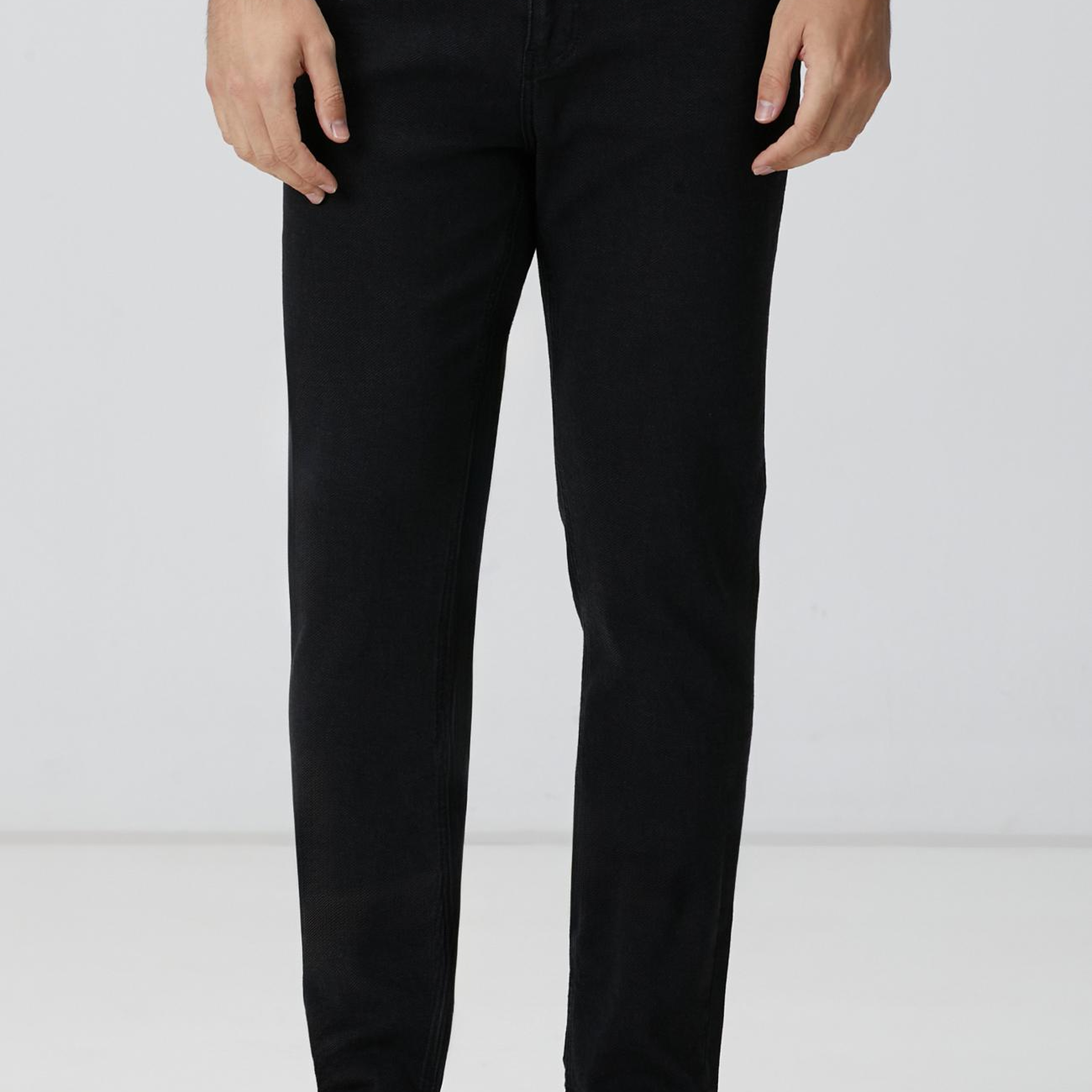 Network Erkek Siyah Denim Pantolon