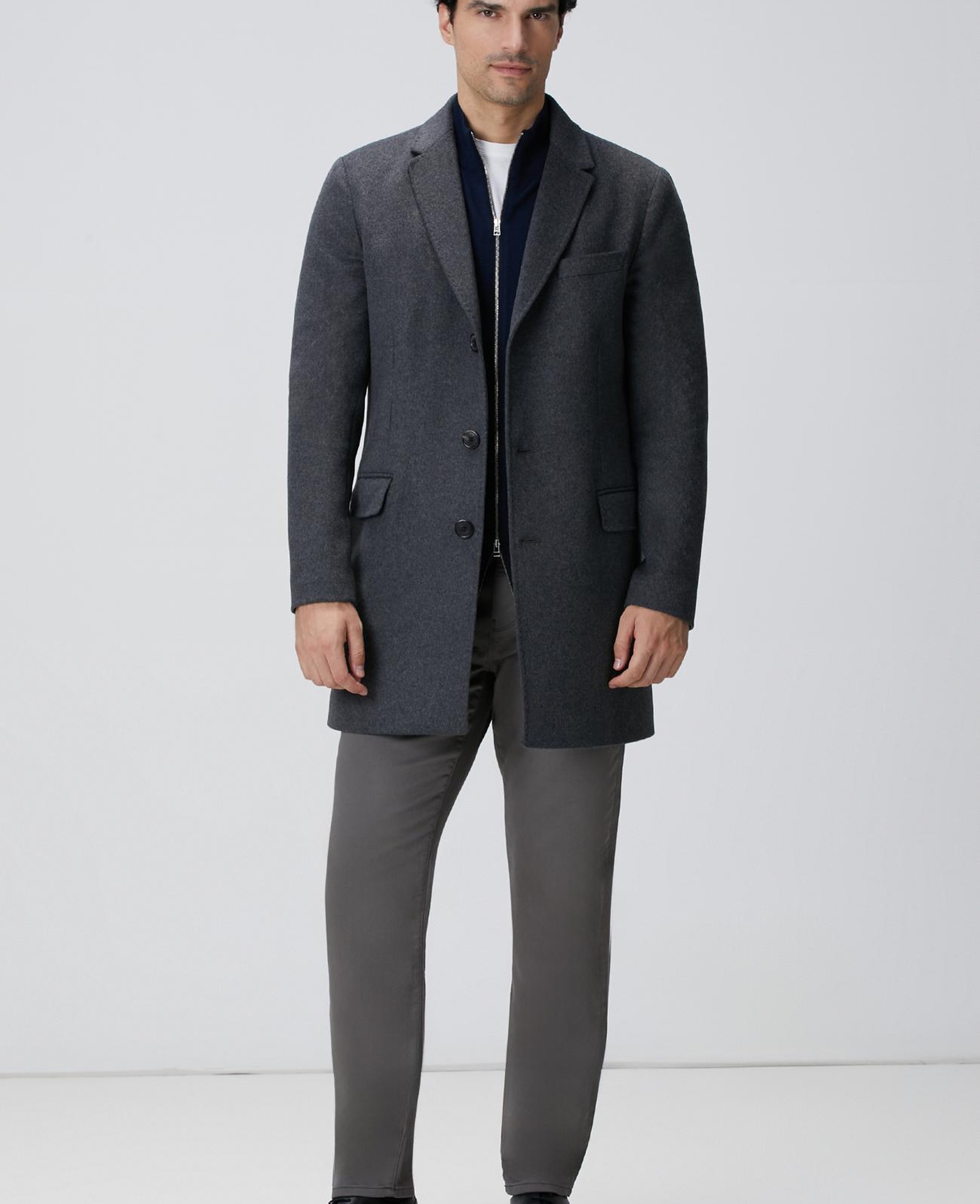 Network Erkek Gri Casual Pantolon