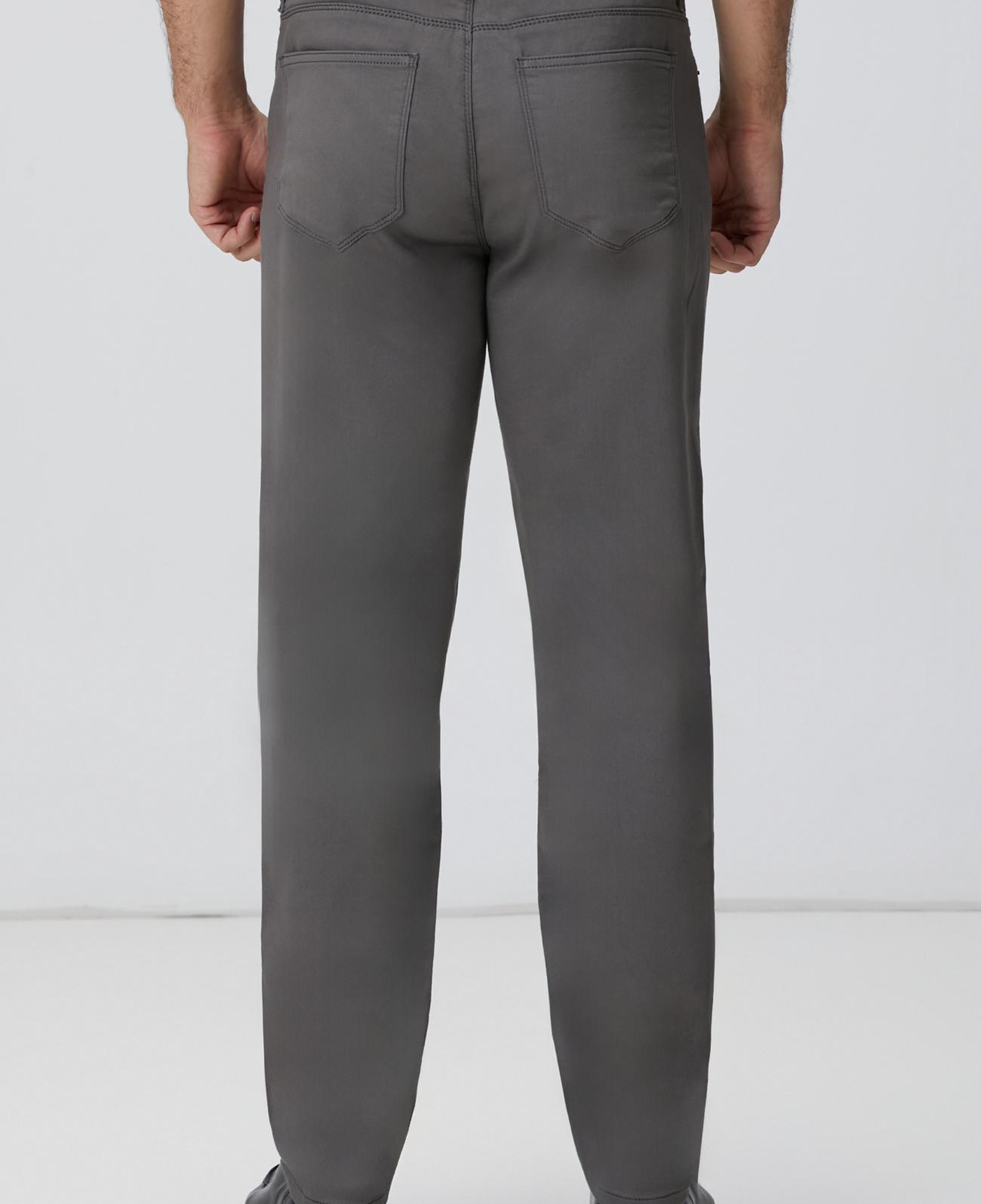 Network Erkek Gri Casual Pantolon