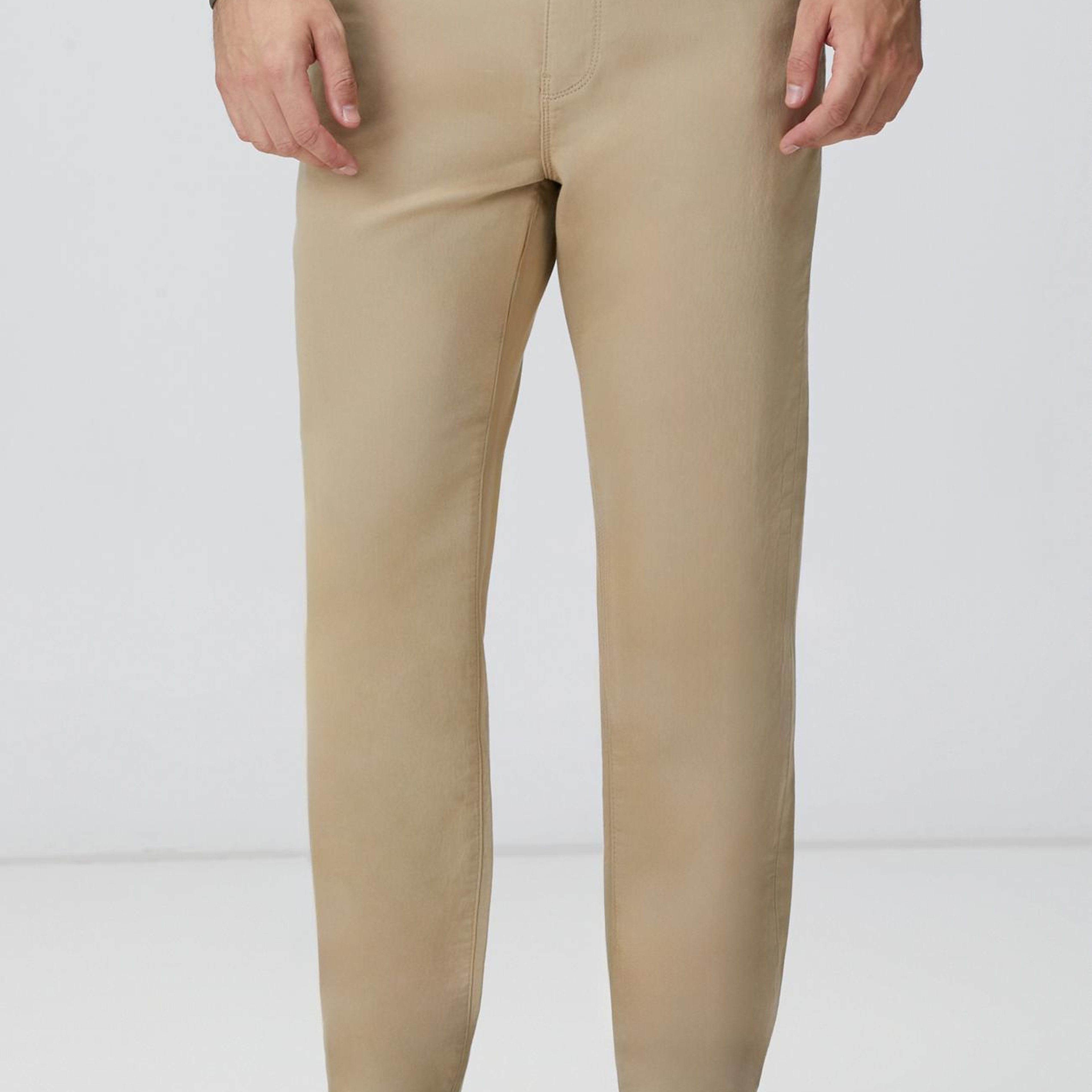 Network Erkek Bej Casual Pantolon