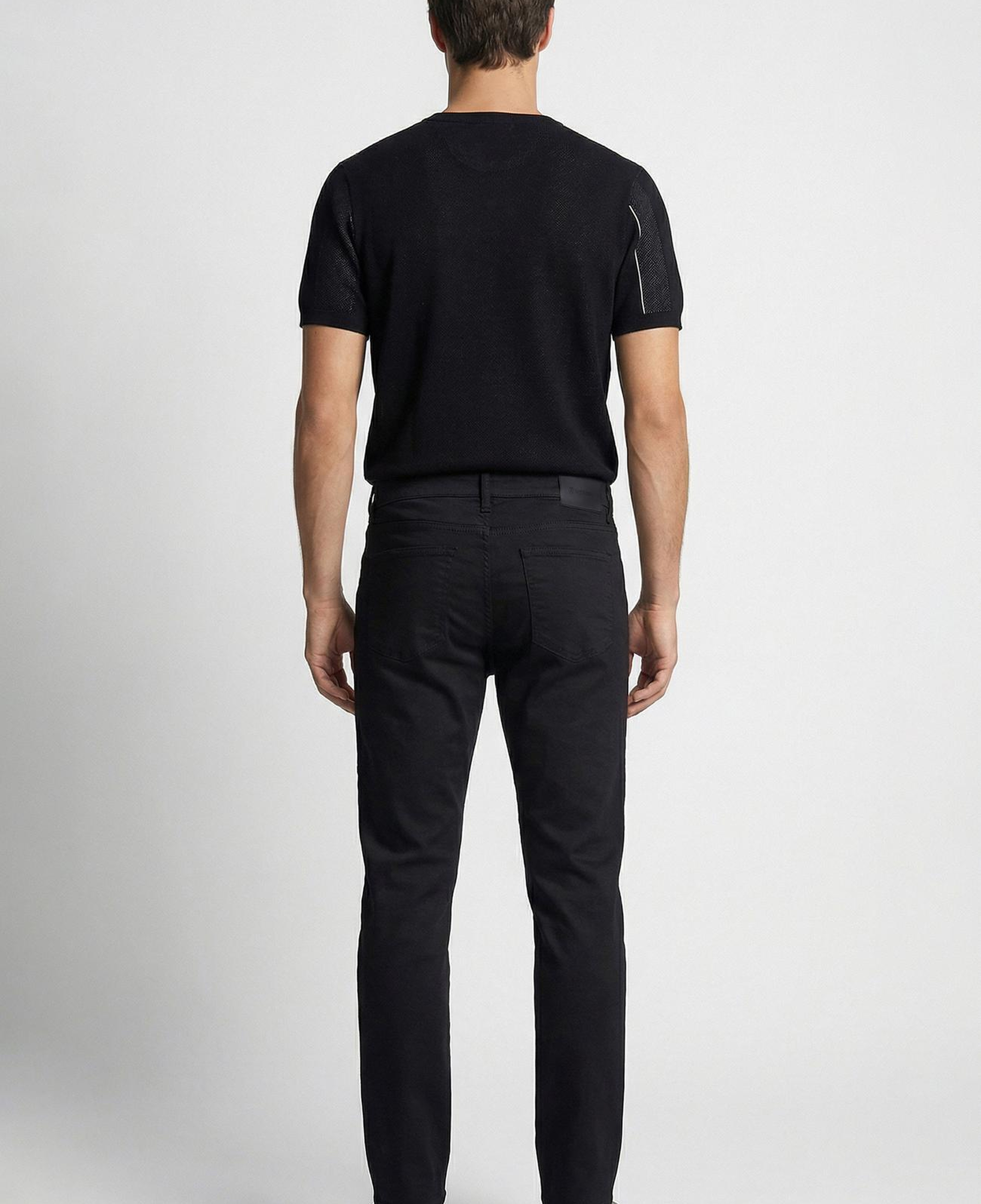 Network Erkek Siyah Kaplama Denim Pantolon