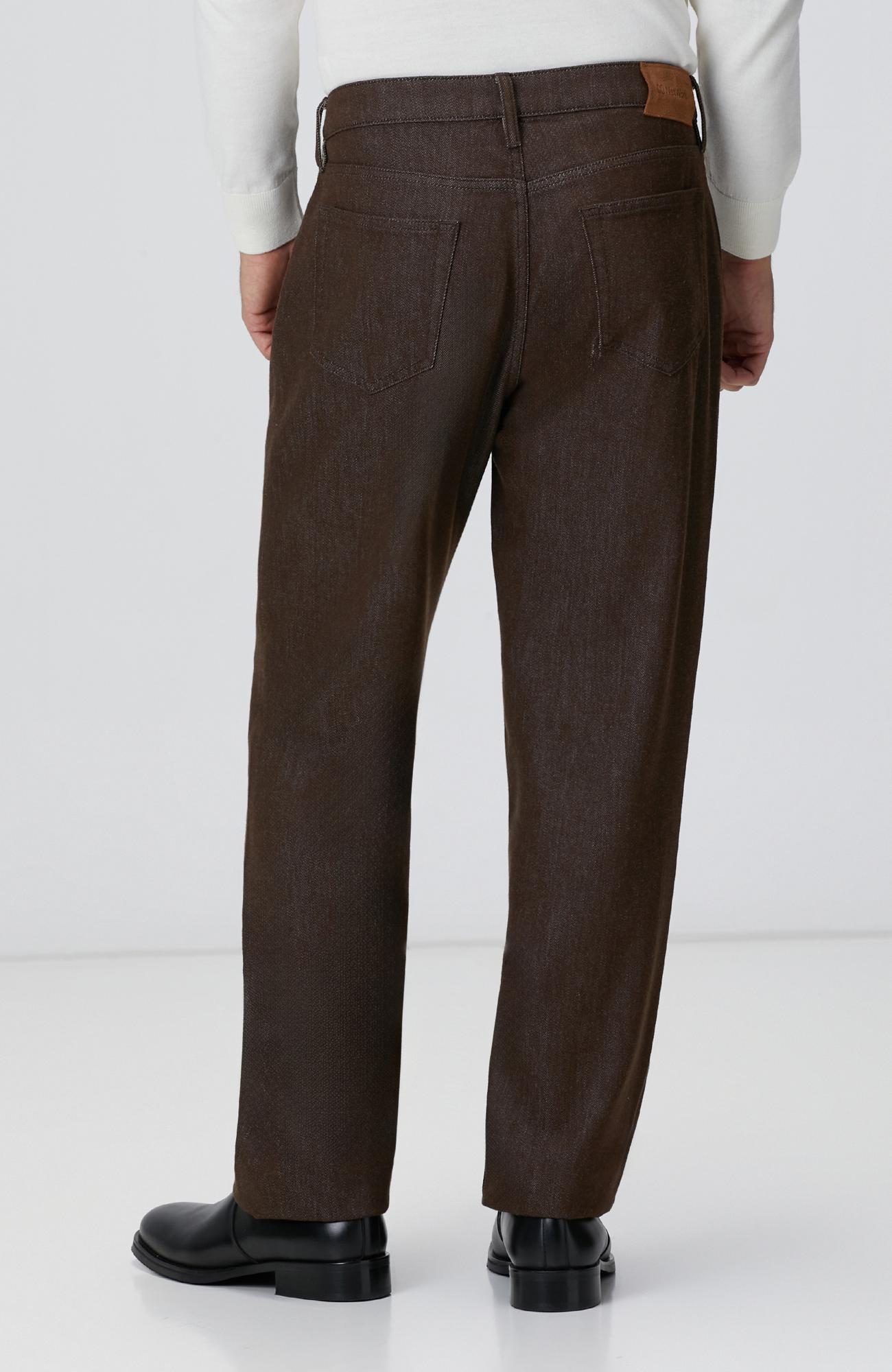 Network Erkek Kahverengi Denim Pantolon