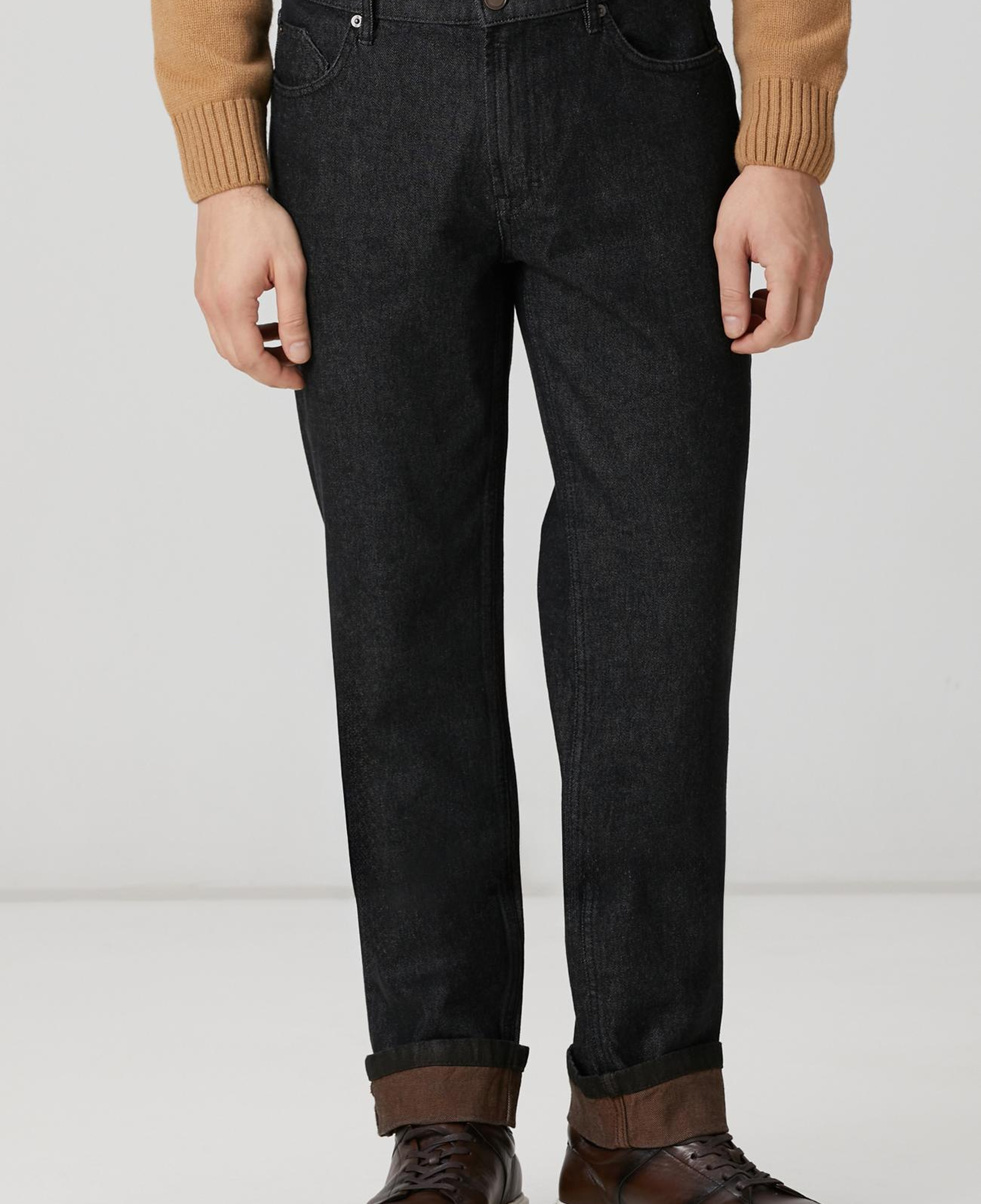 Network Erkek Siyah Denim Pantolon