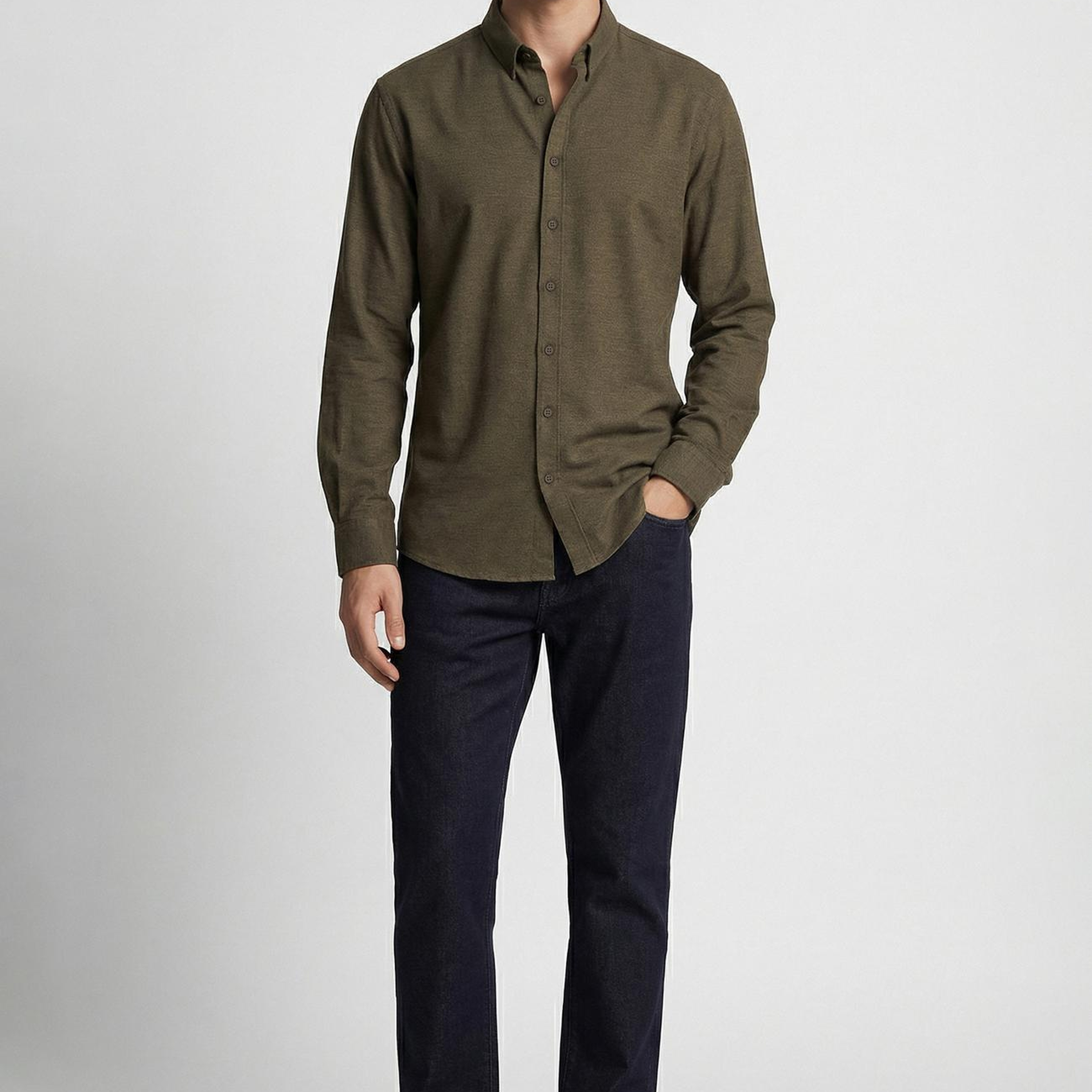 Network Erkek Siyah Cashmere Touch Denim Pantolon