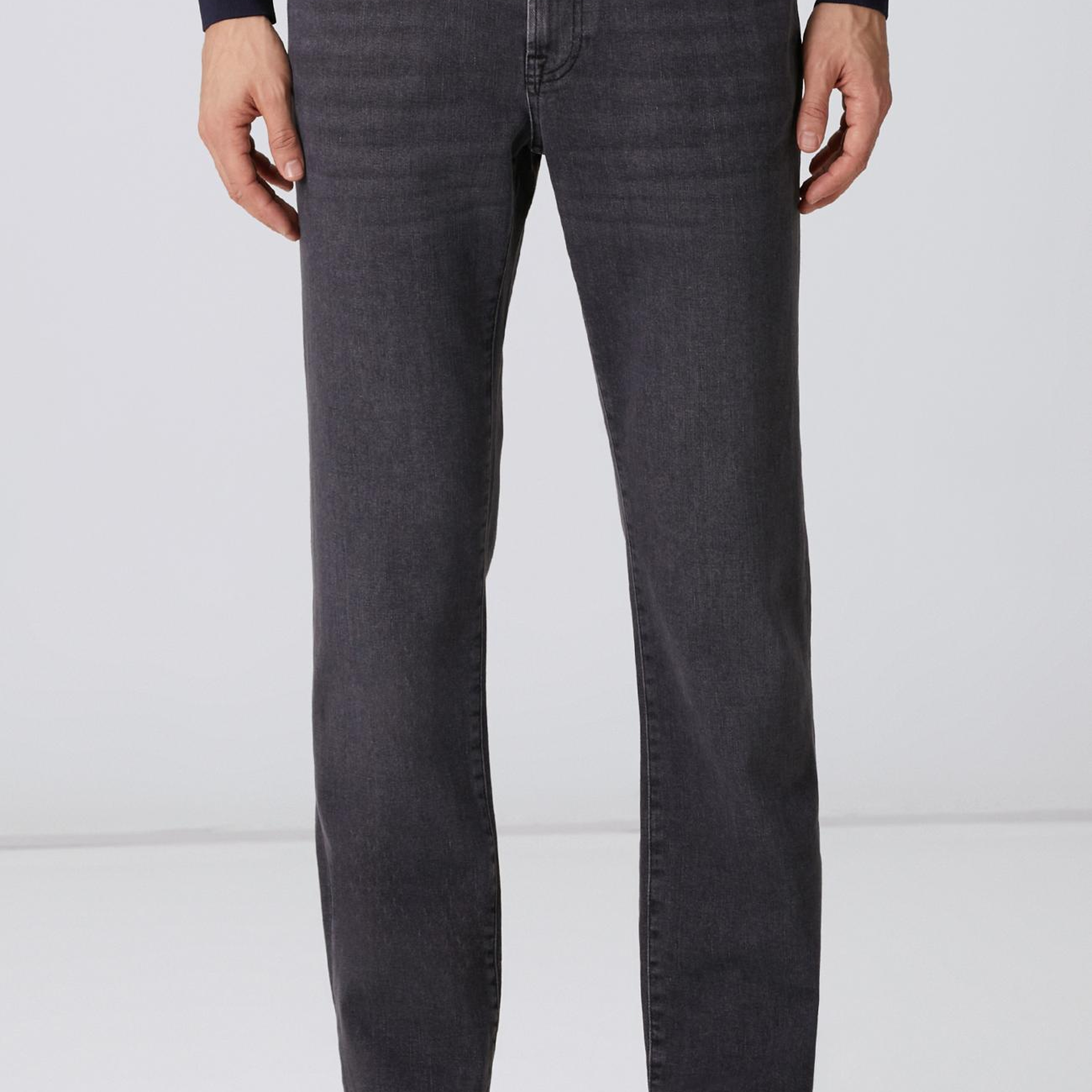 Network Erkek Cashmere Touch Gri Denim Pantolon