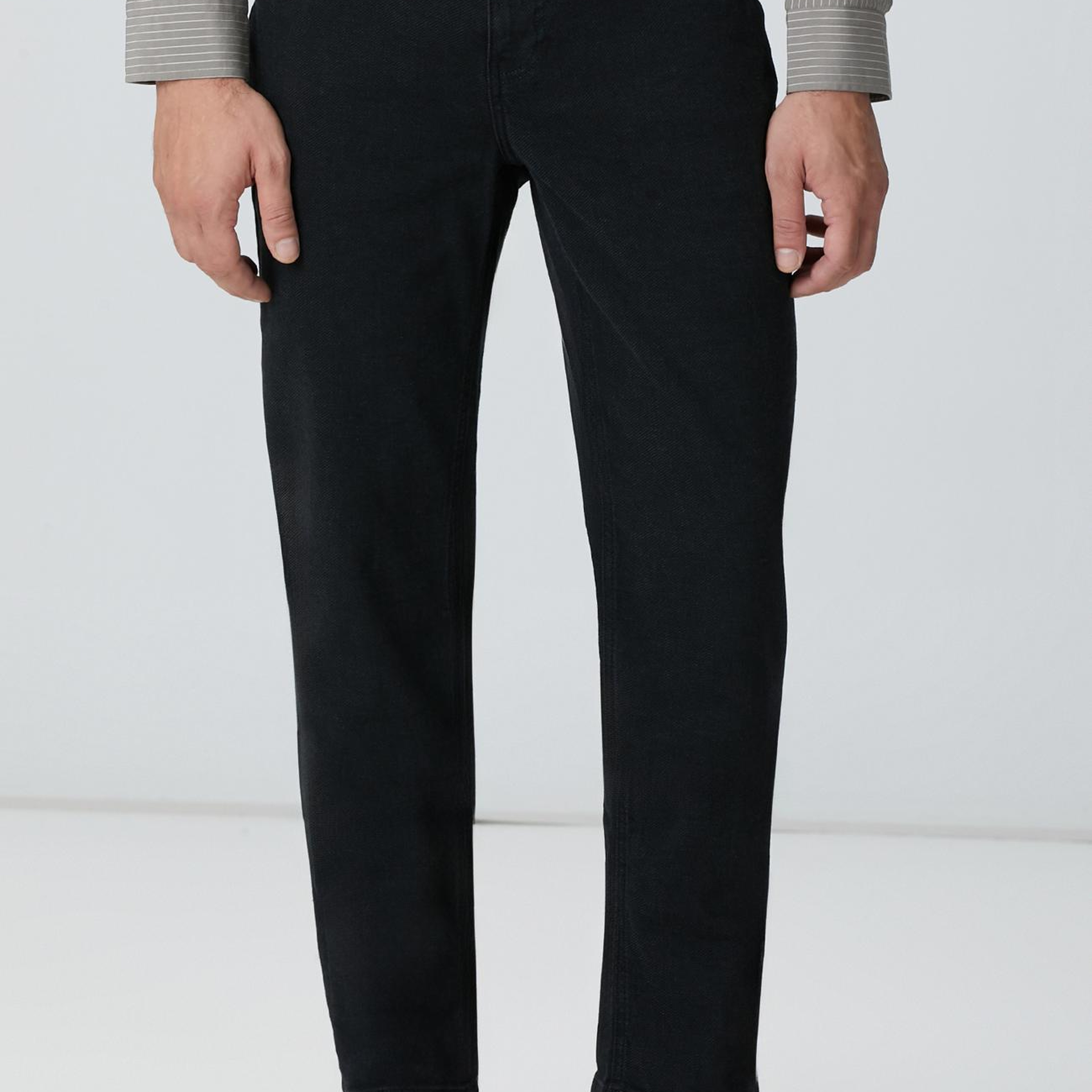 Network Erkek Siyah Denim Pantolon