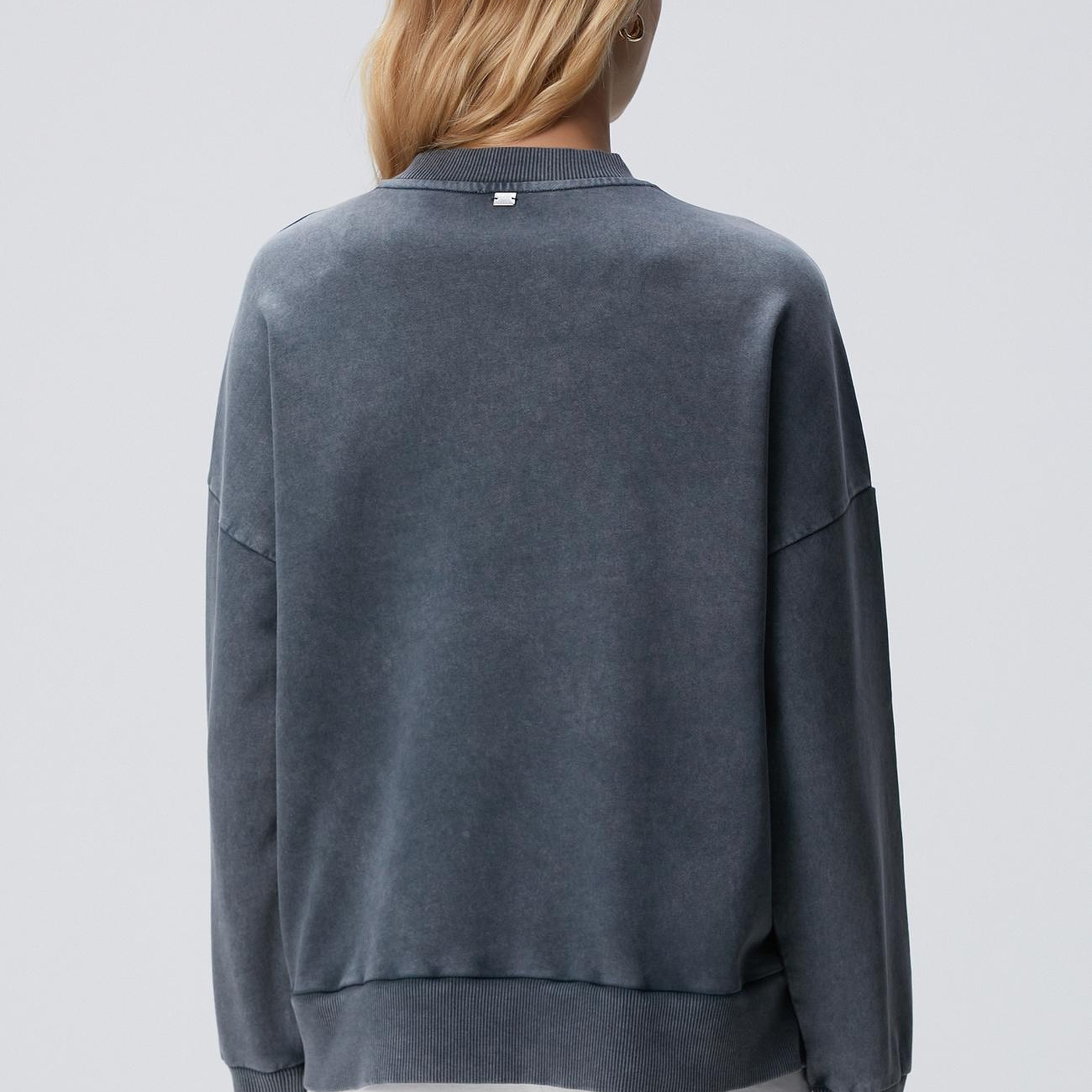 Network Kadın Antrasit Taşlı Sweatshirt
