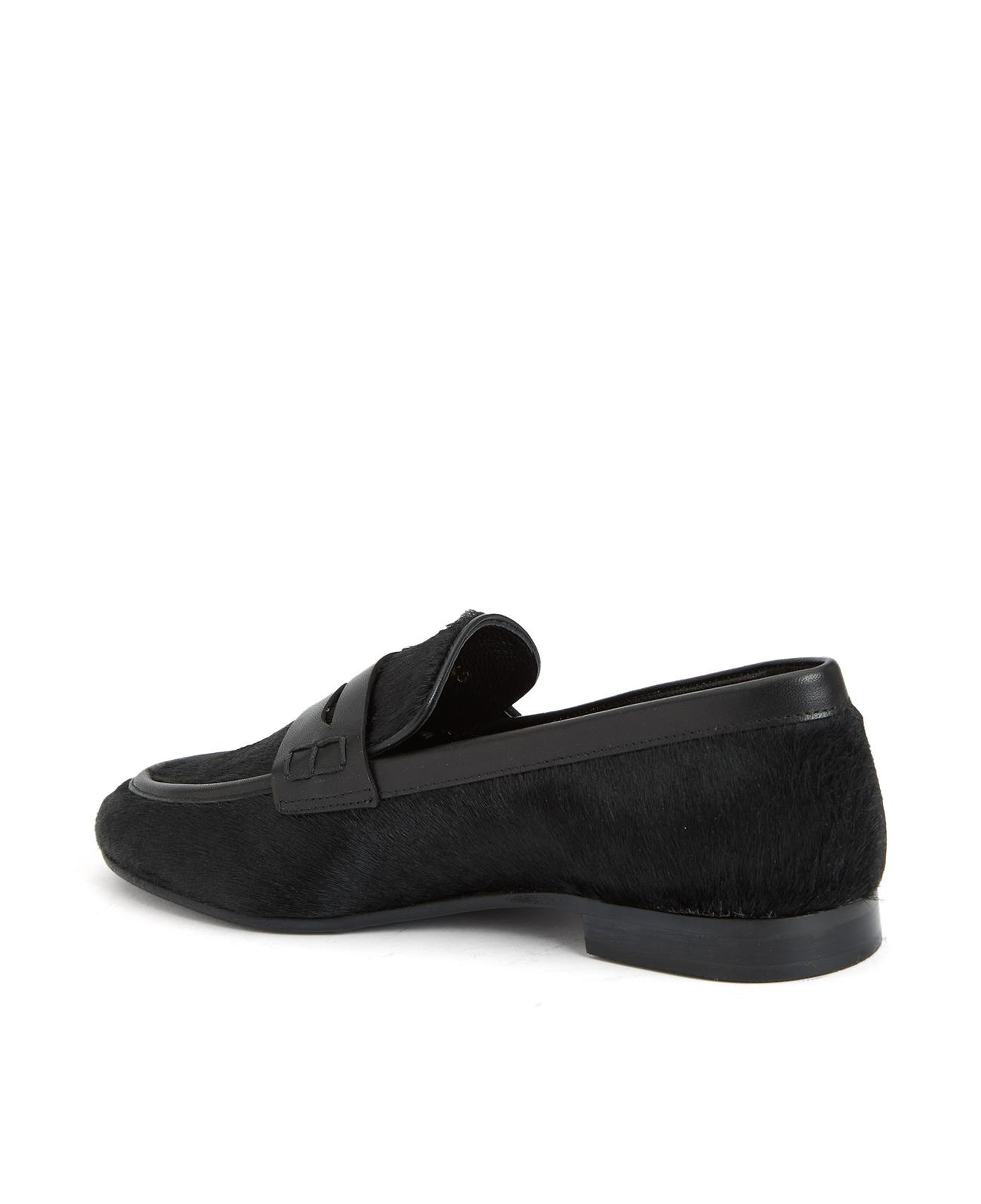 Divarese Kadın Siyah Deri Loafer