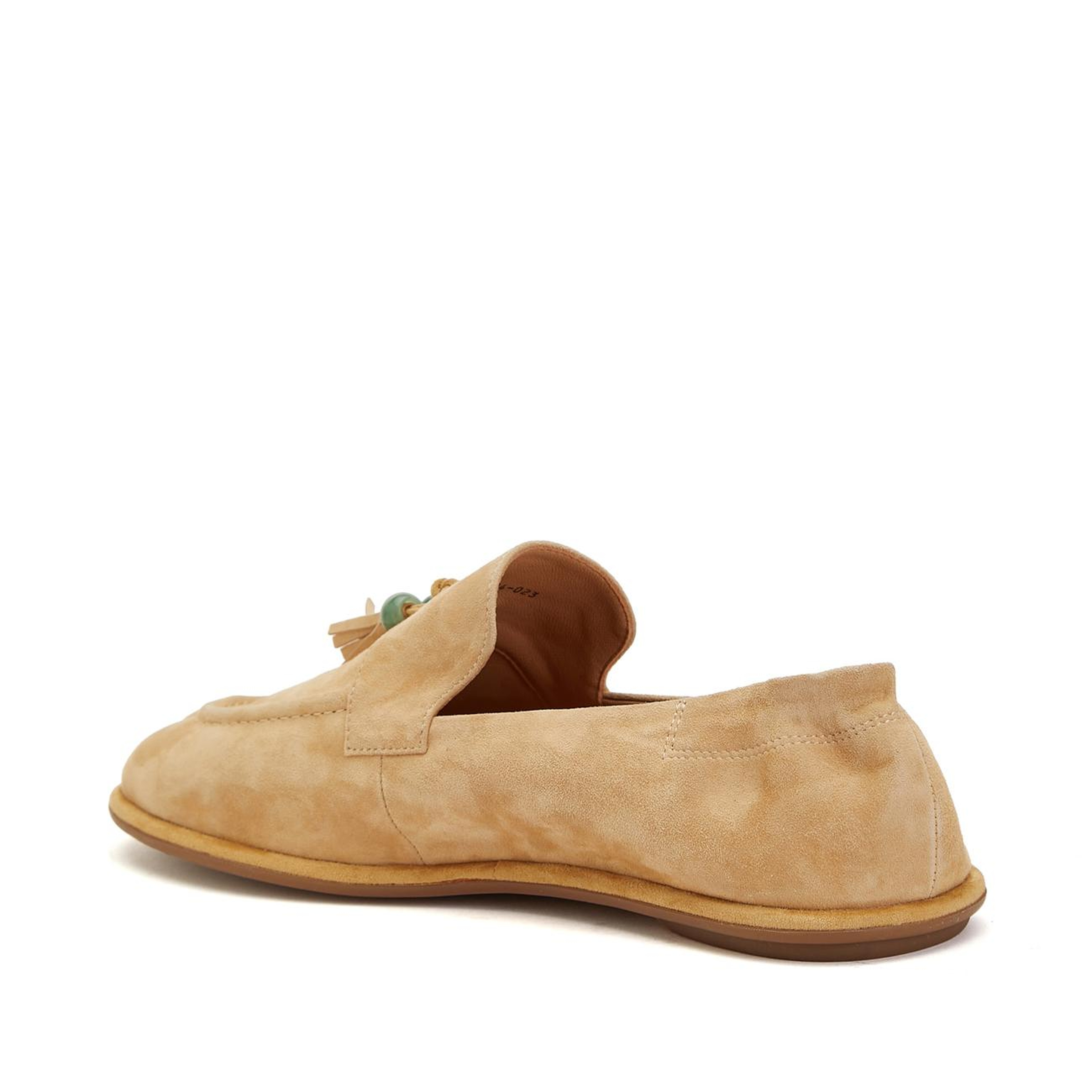 Divarese Kadın Bej Süet Loafer