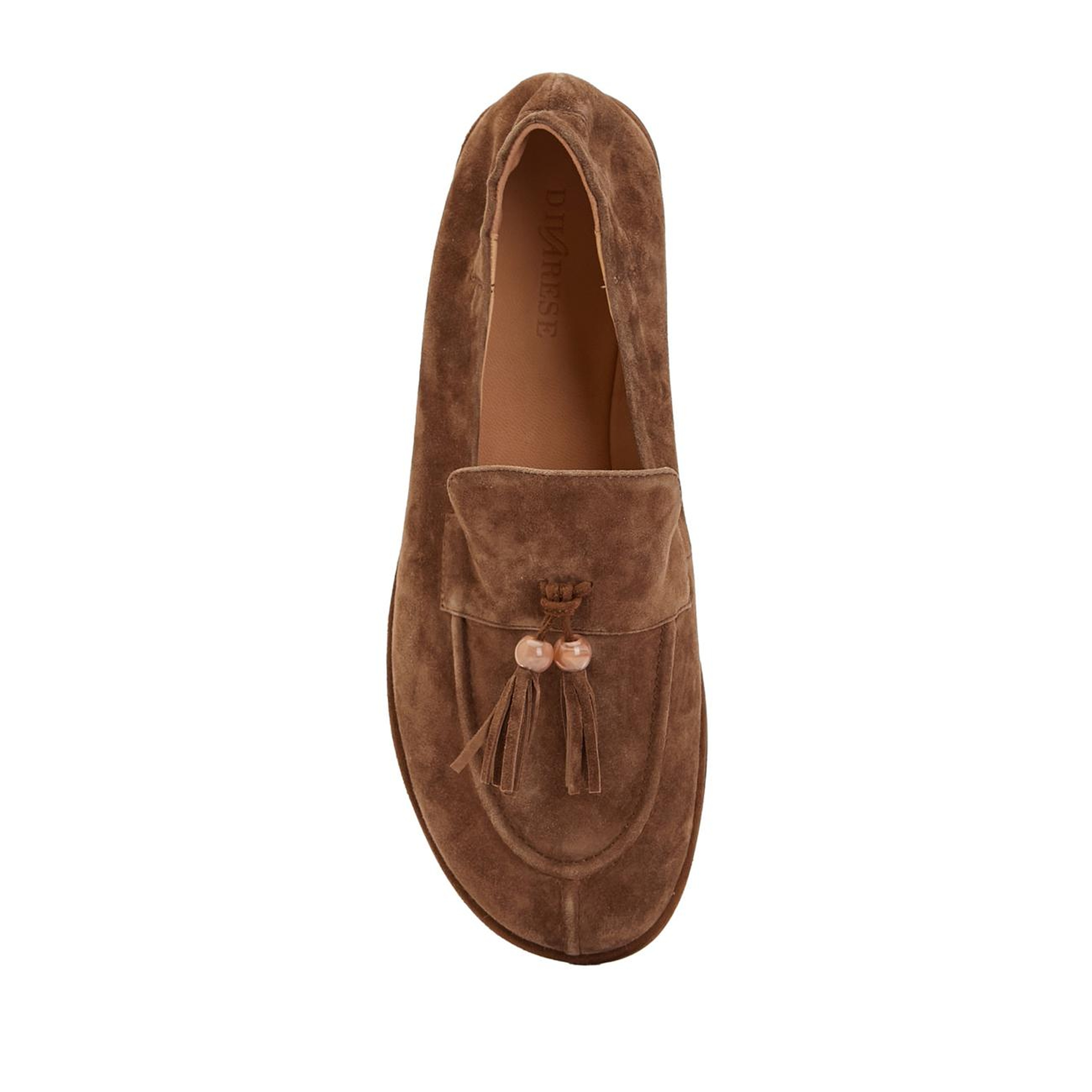 Divarese Kadın Tütün Süet Loafer