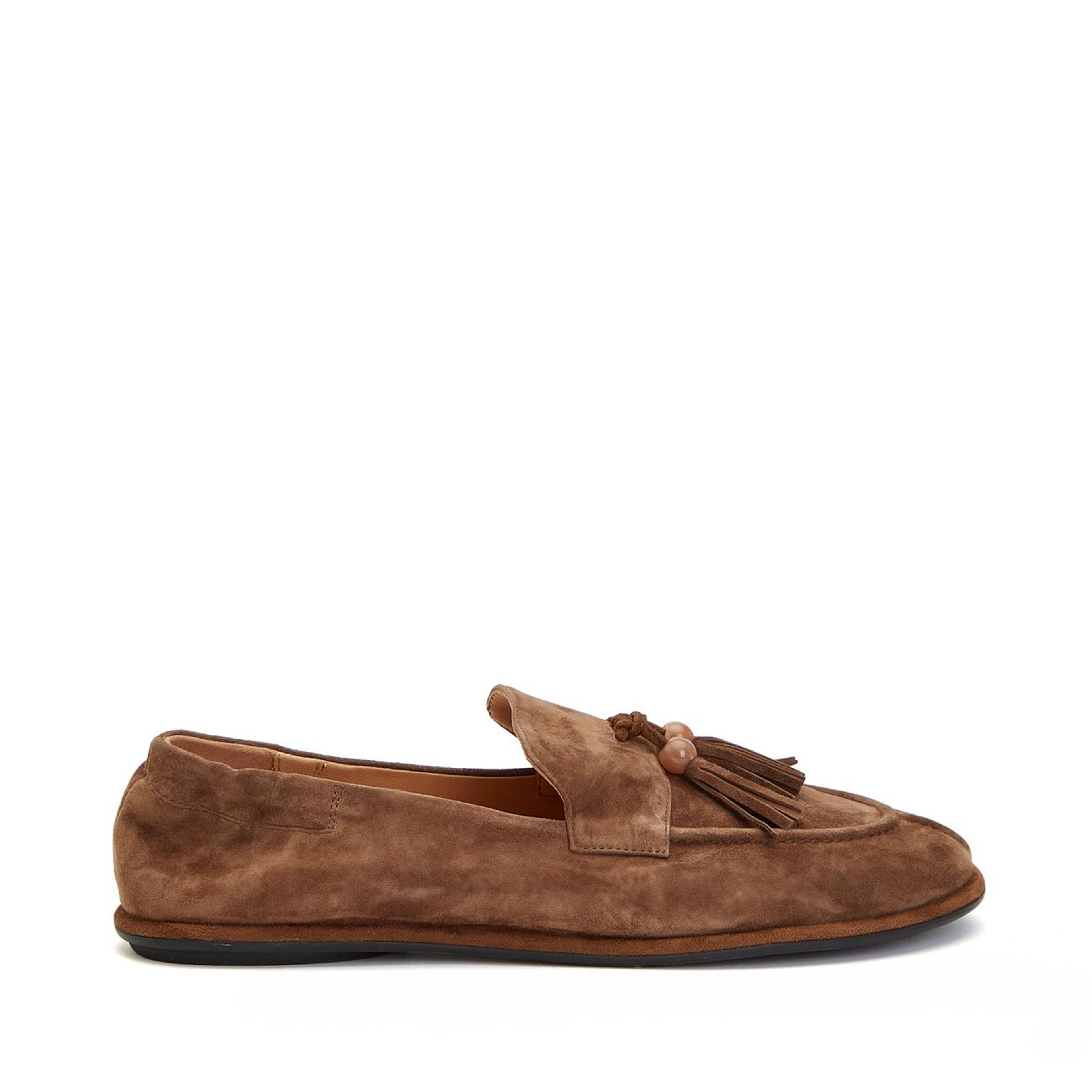 Divarese Kadın Tütün Süet Loafer