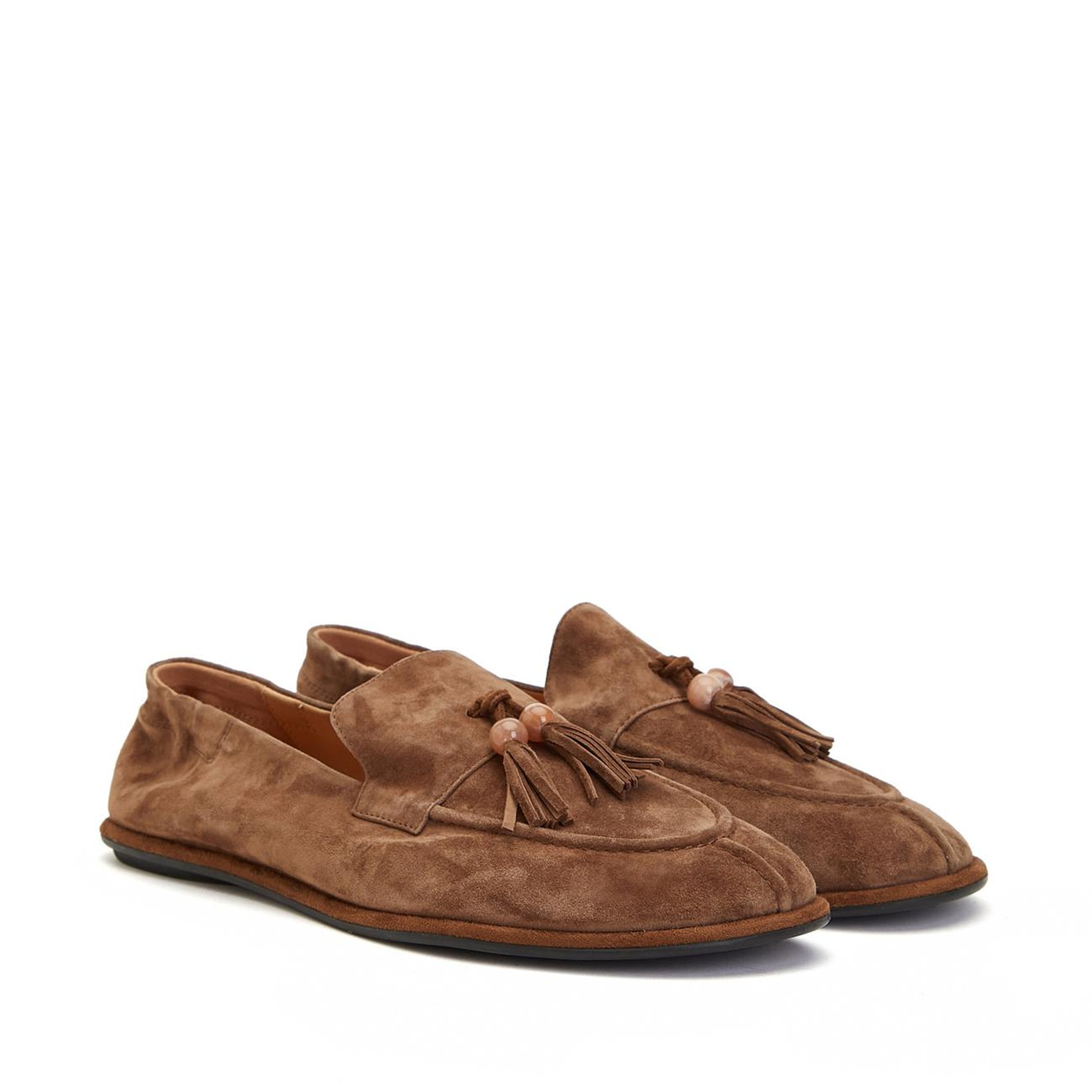 Divarese Kadın Tütün Süet Loafer