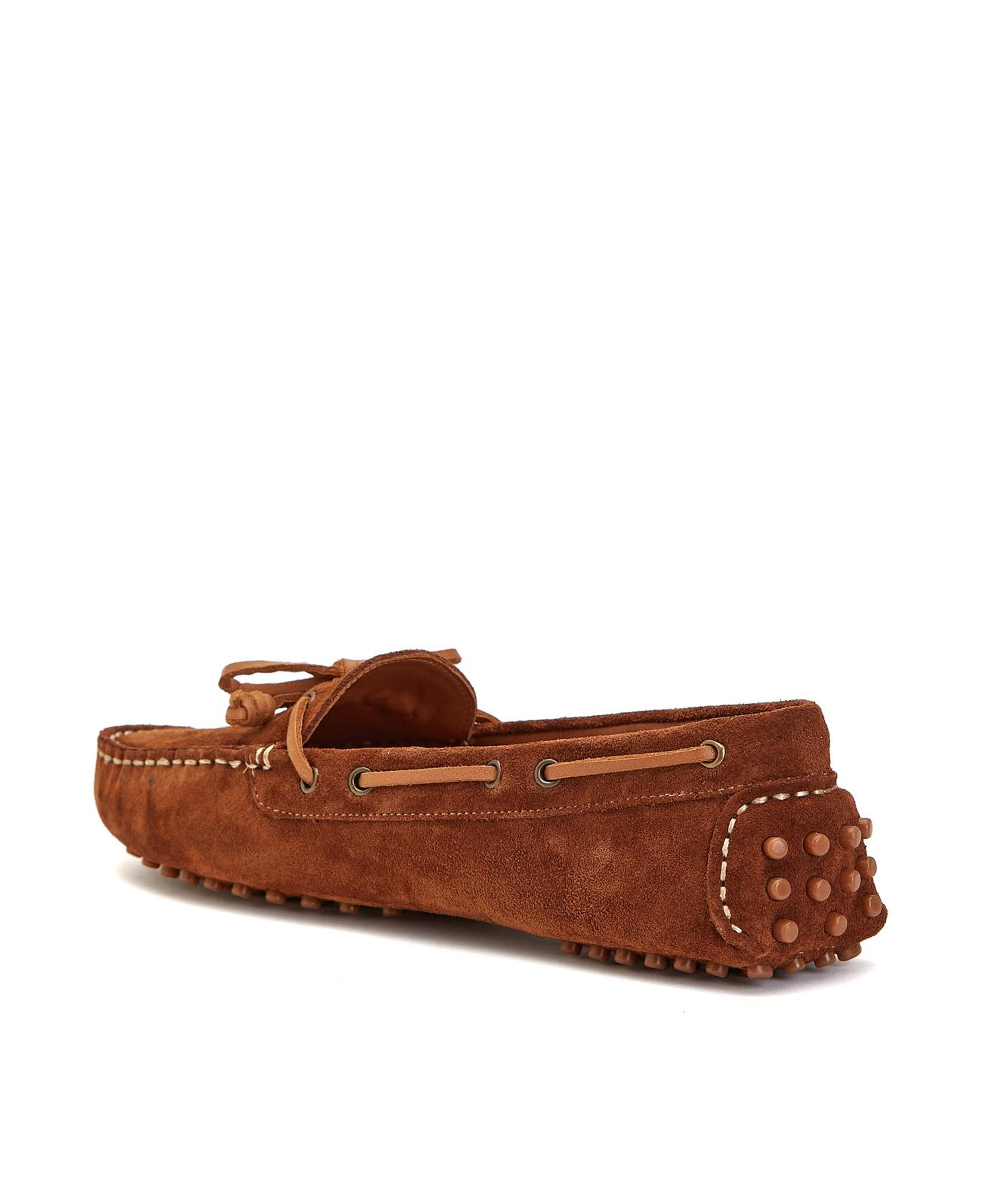 Divarese Kadın Kahverengi Süet Loafer