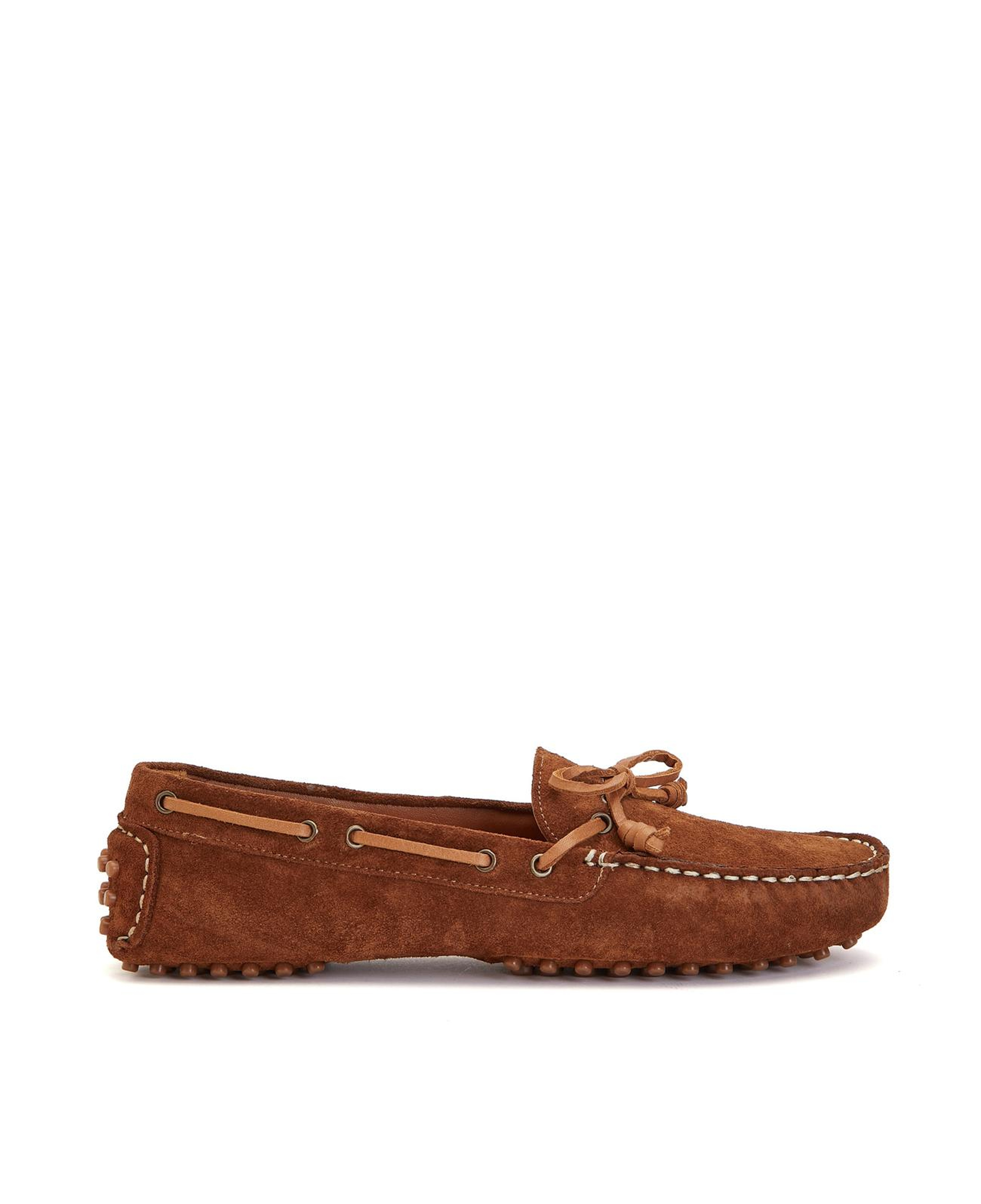 Divarese Kadın Kahverengi Süet Loafer