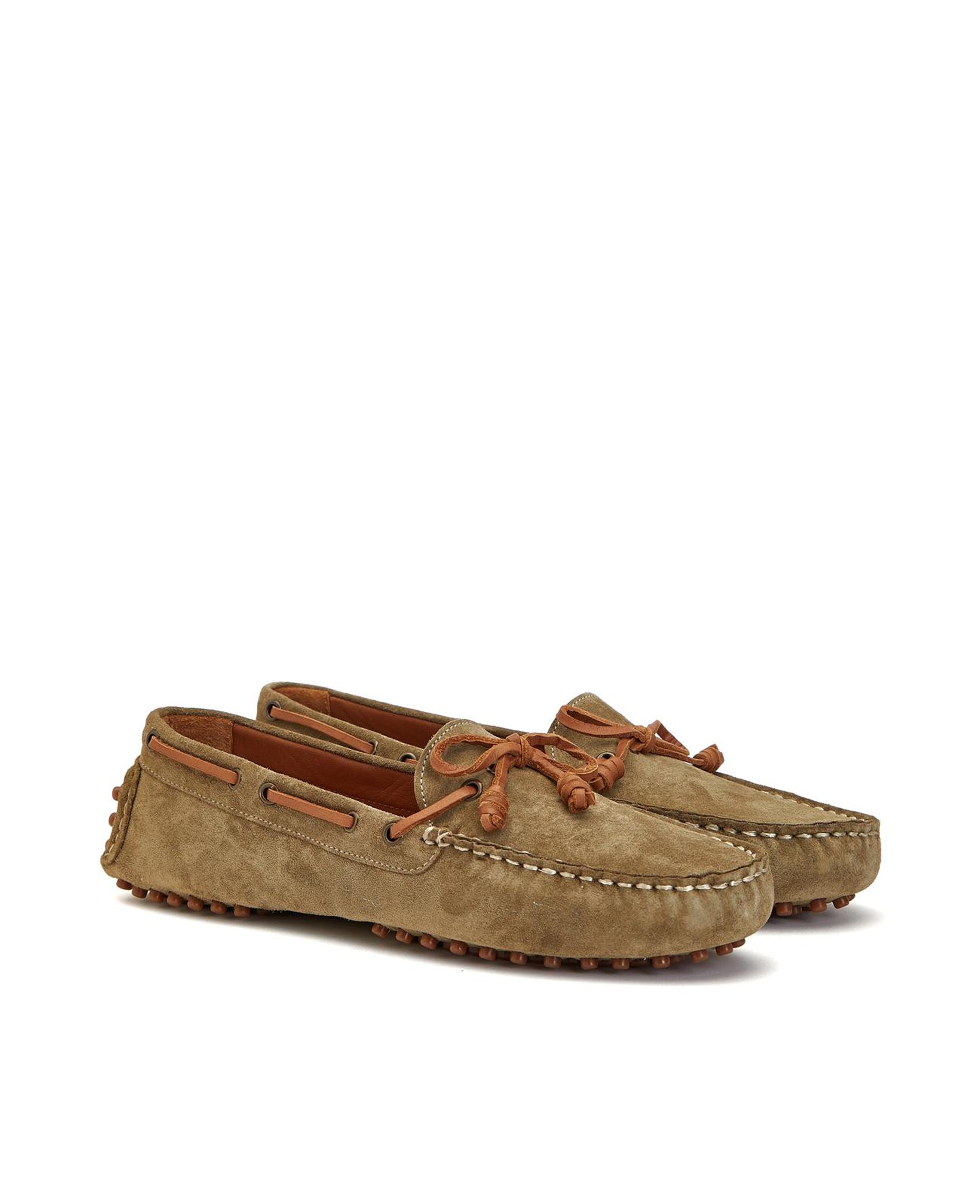 Divarese Kadın Haki Süet Loafer