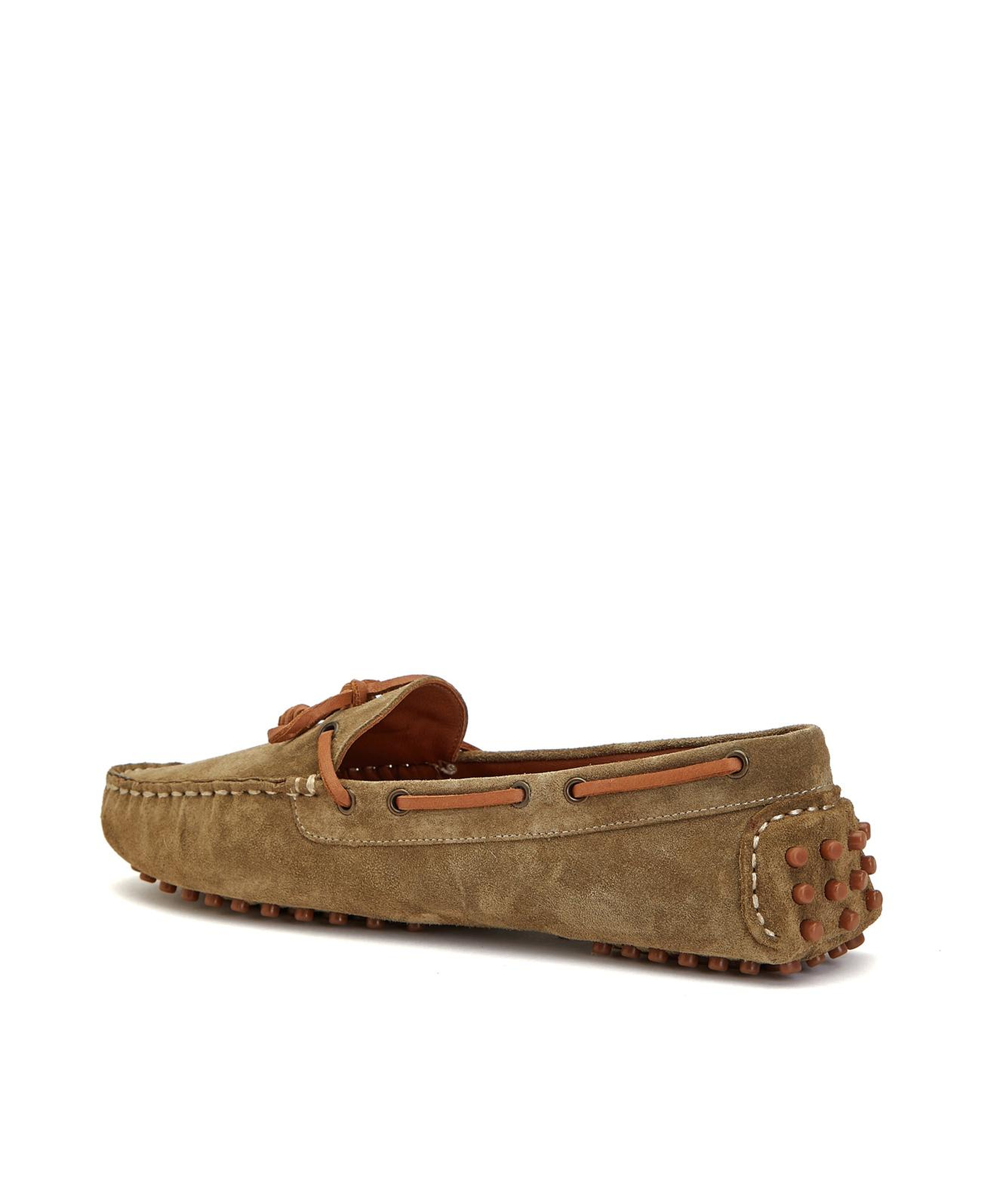 Divarese Kadın Haki Süet Loafer