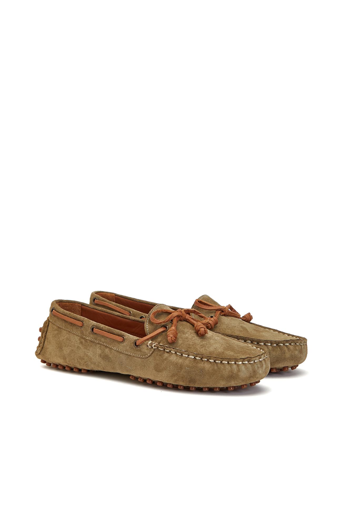 Divarese Kadın Haki Süet Loafer