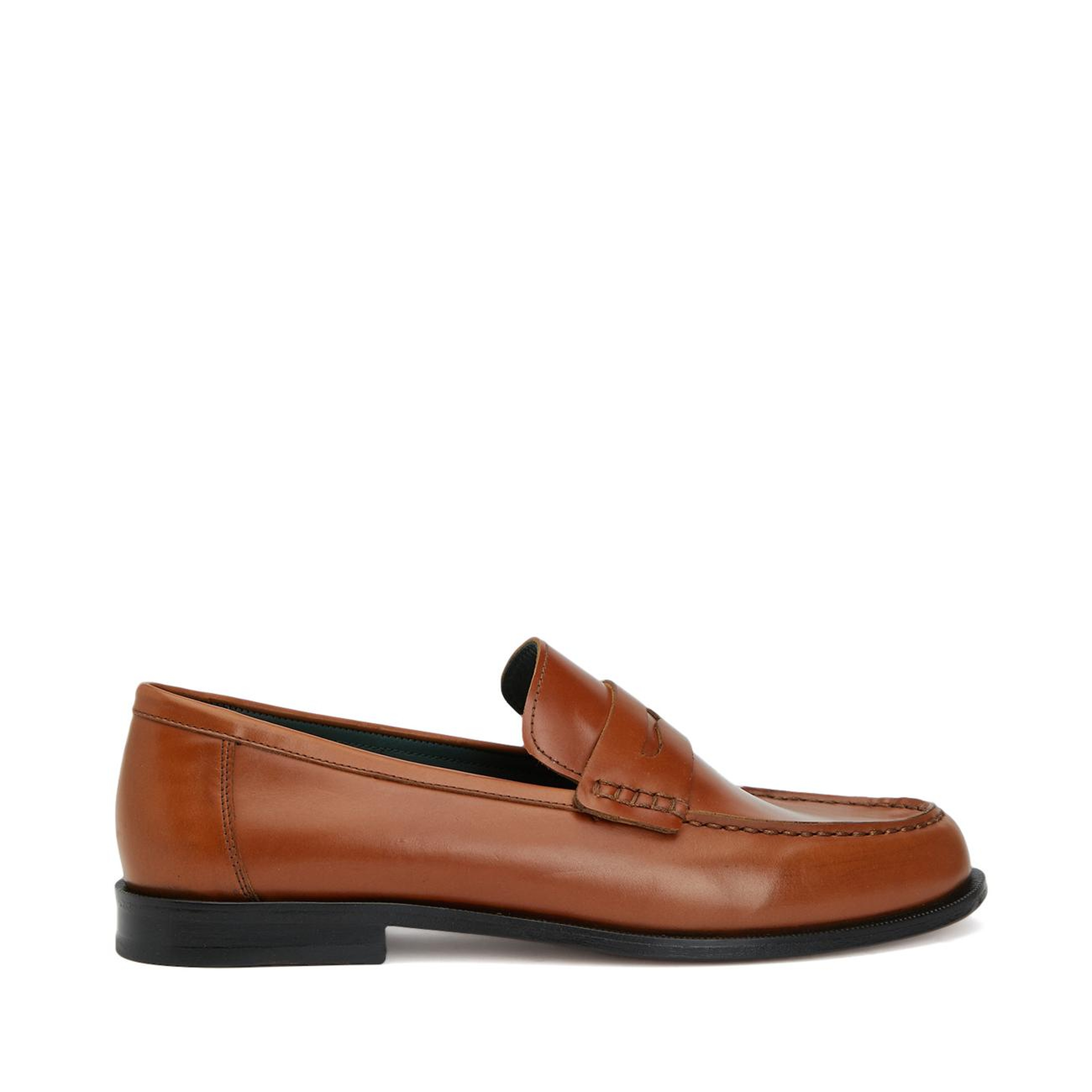 George Hogg Kadın Taba Deri Loafer