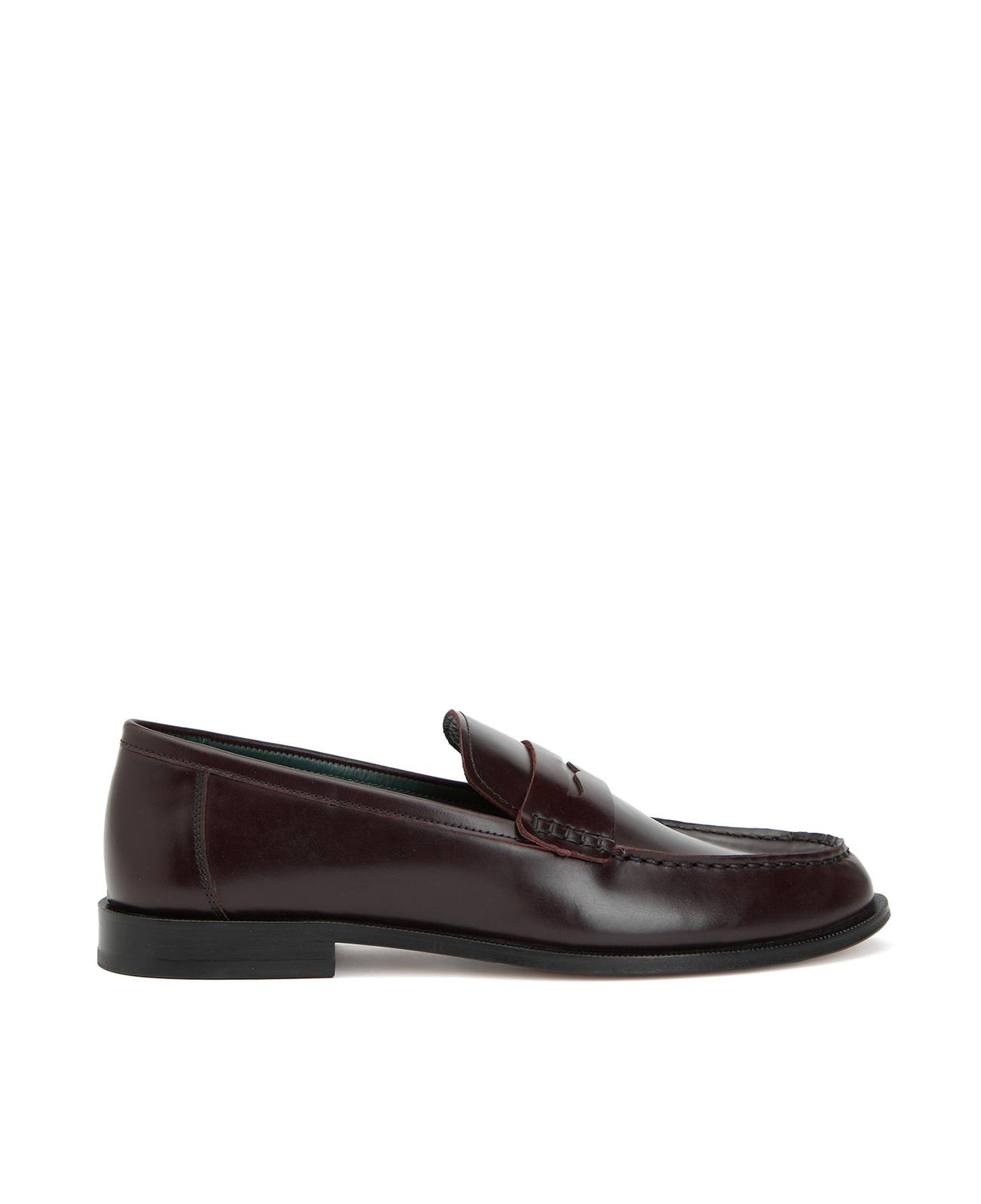George Hogg Kadın Bordo Deri Loafer