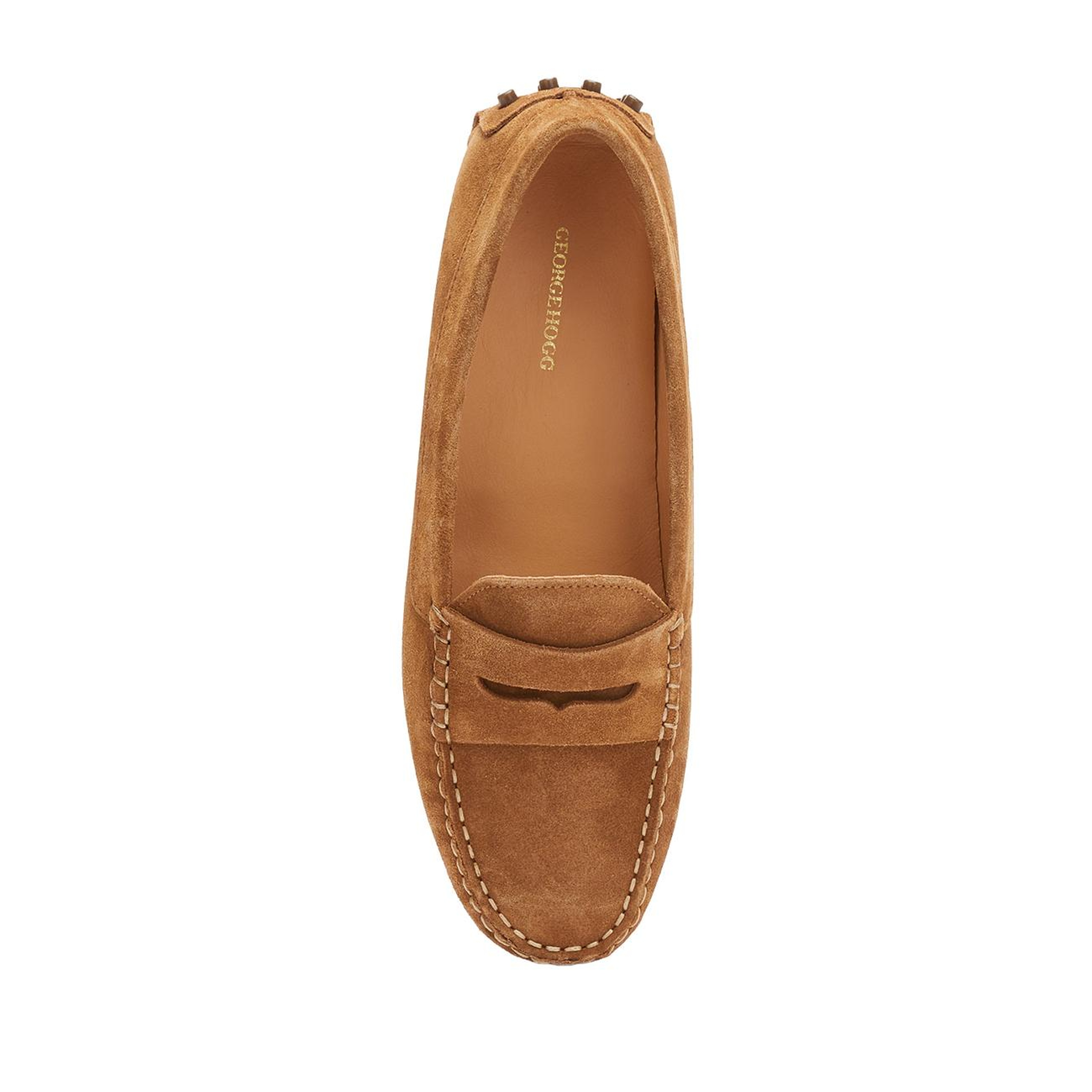 George Hogg Kadın Camel Günlük Rahat Süet Loafer