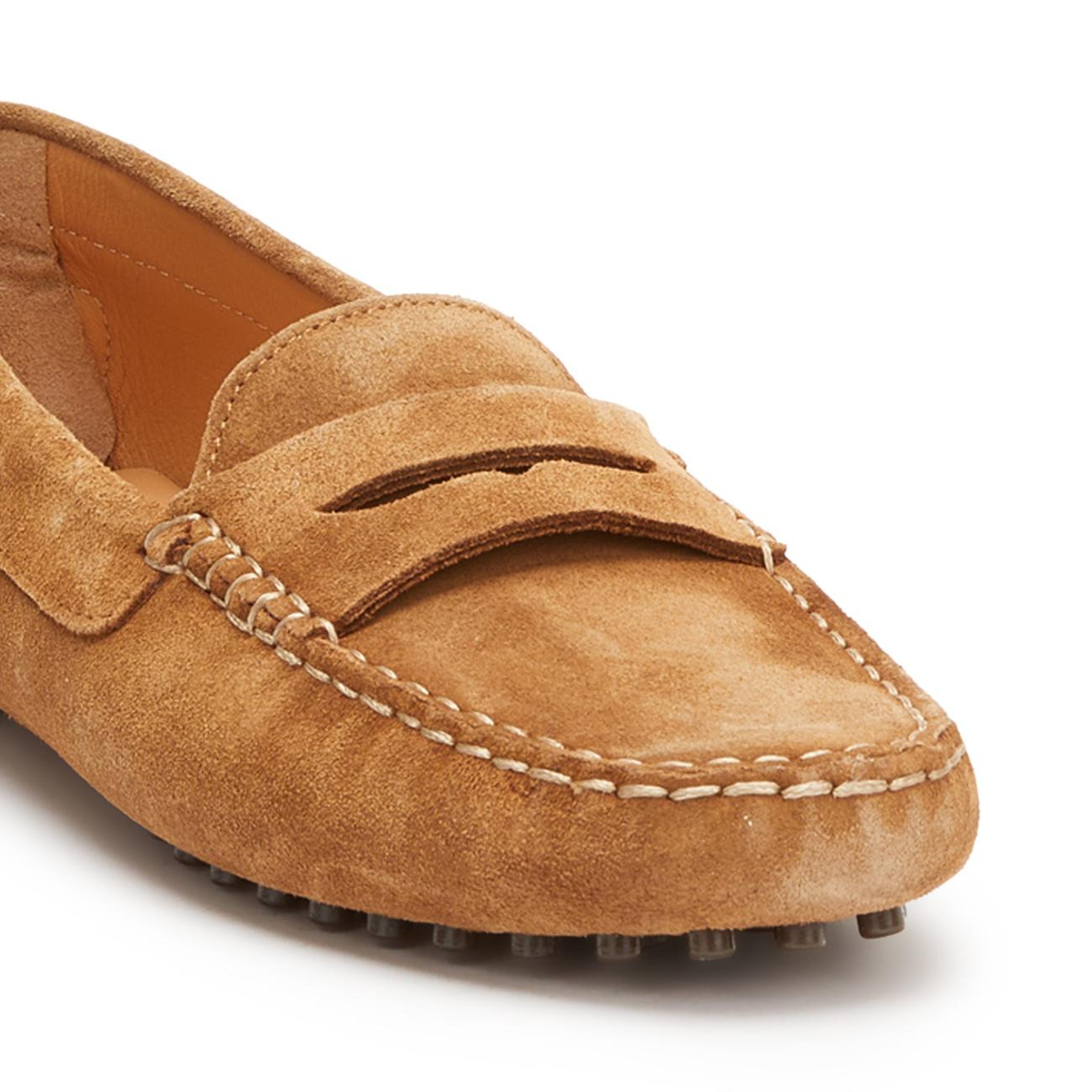 George Hogg Kadın Camel Günlük Rahat Süet Loafer