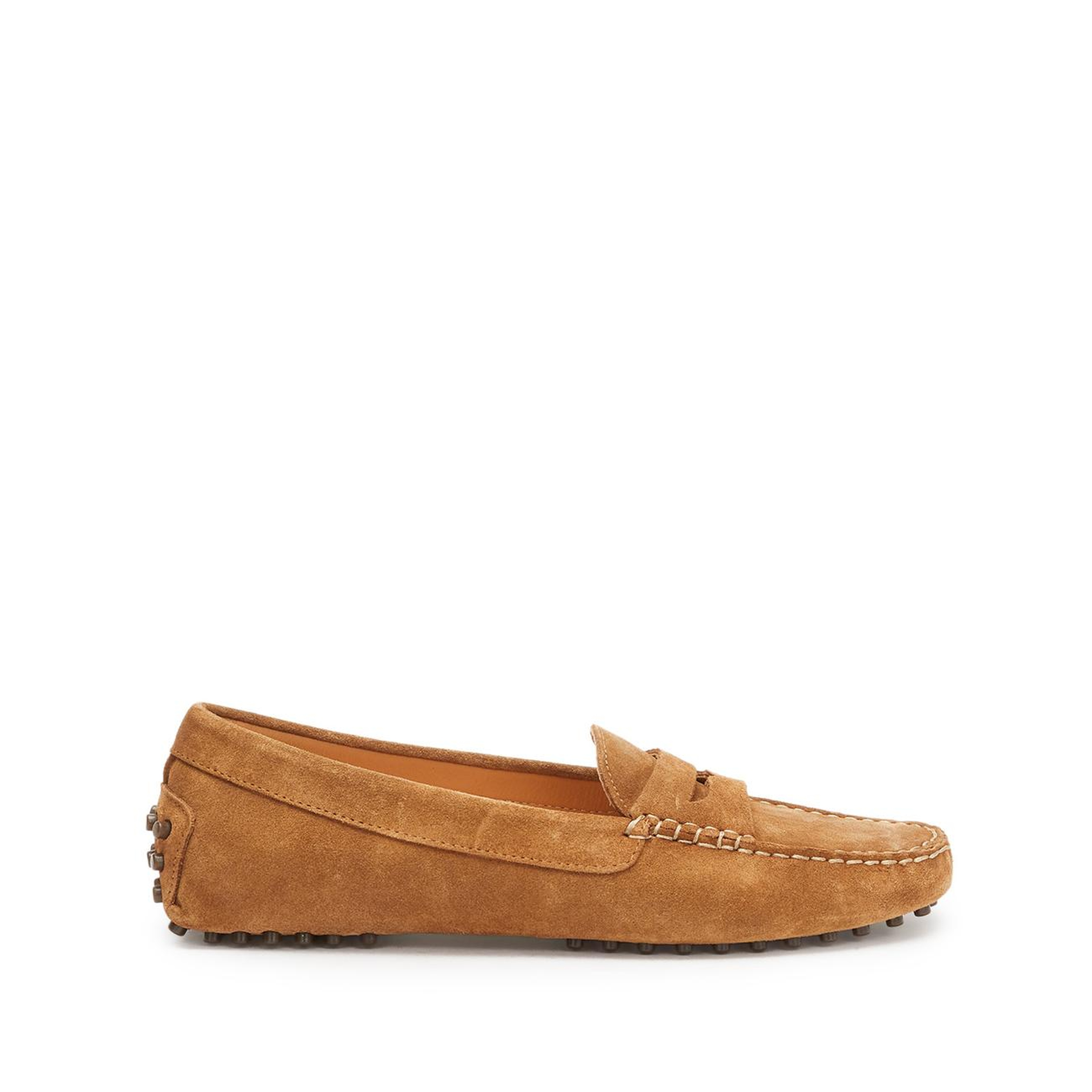 George Hogg Kadın Camel Günlük Rahat Süet Loafer