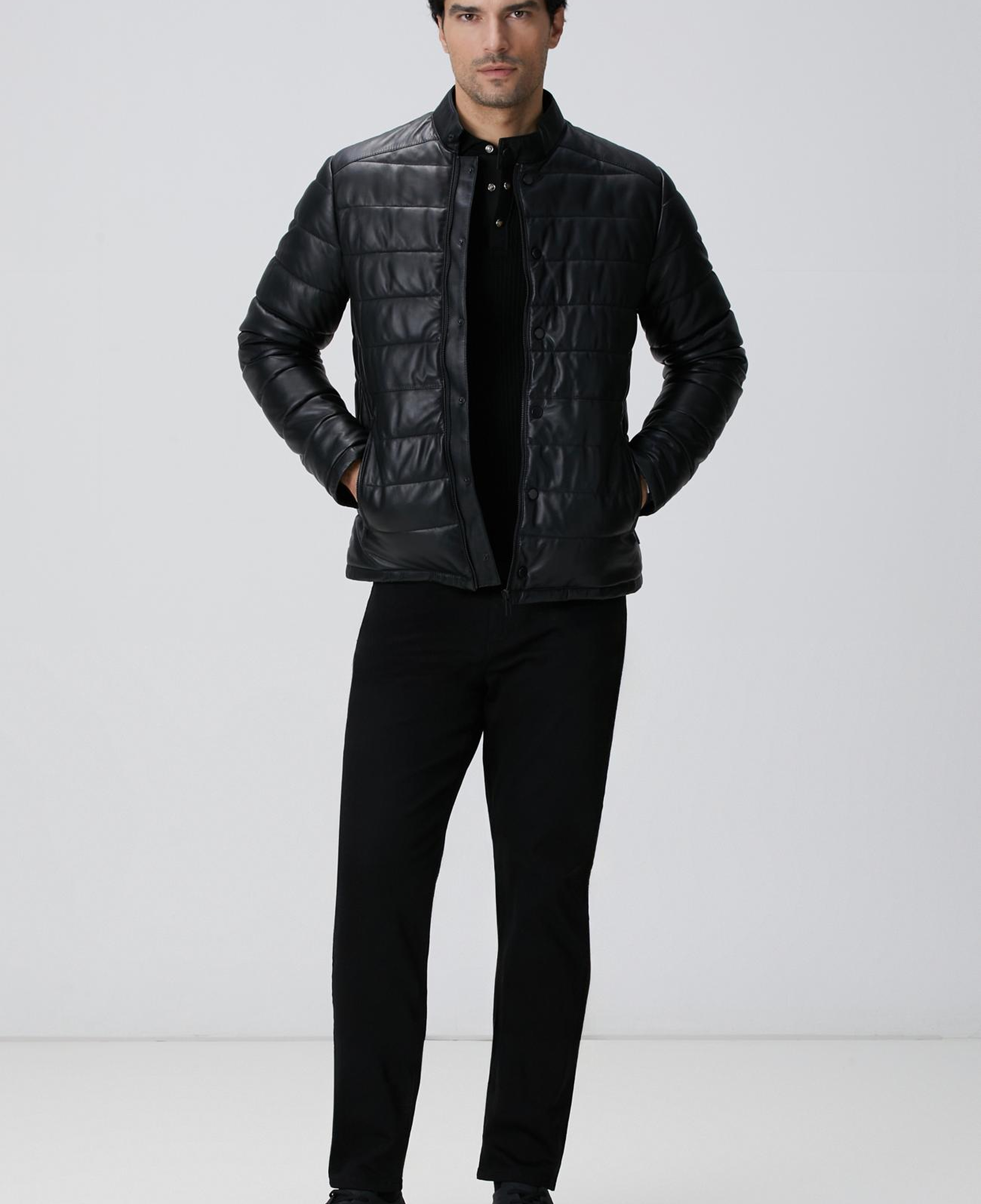 Network Erkek Siyah Casual Pantolon