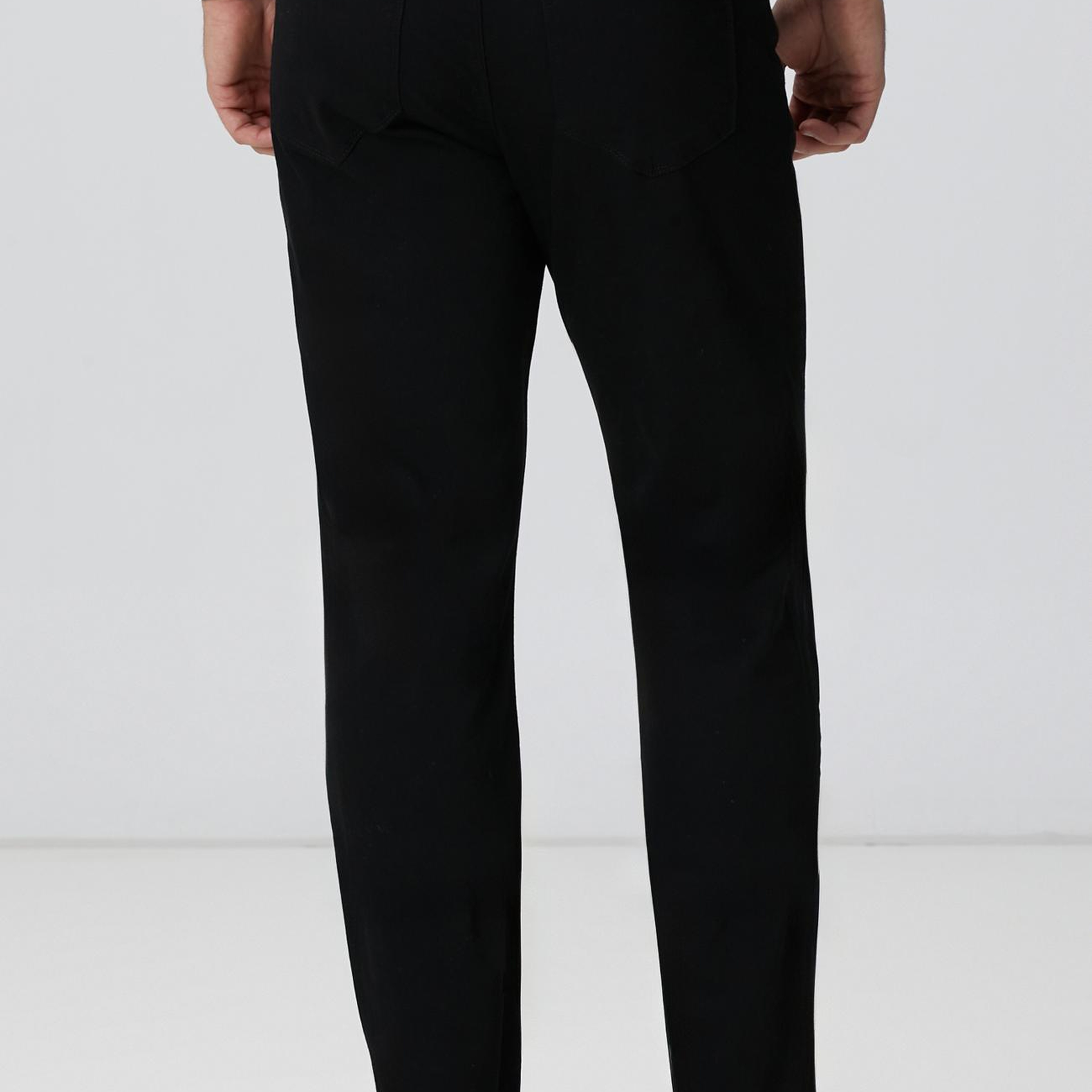 Network Erkek Siyah Casual Pantolon