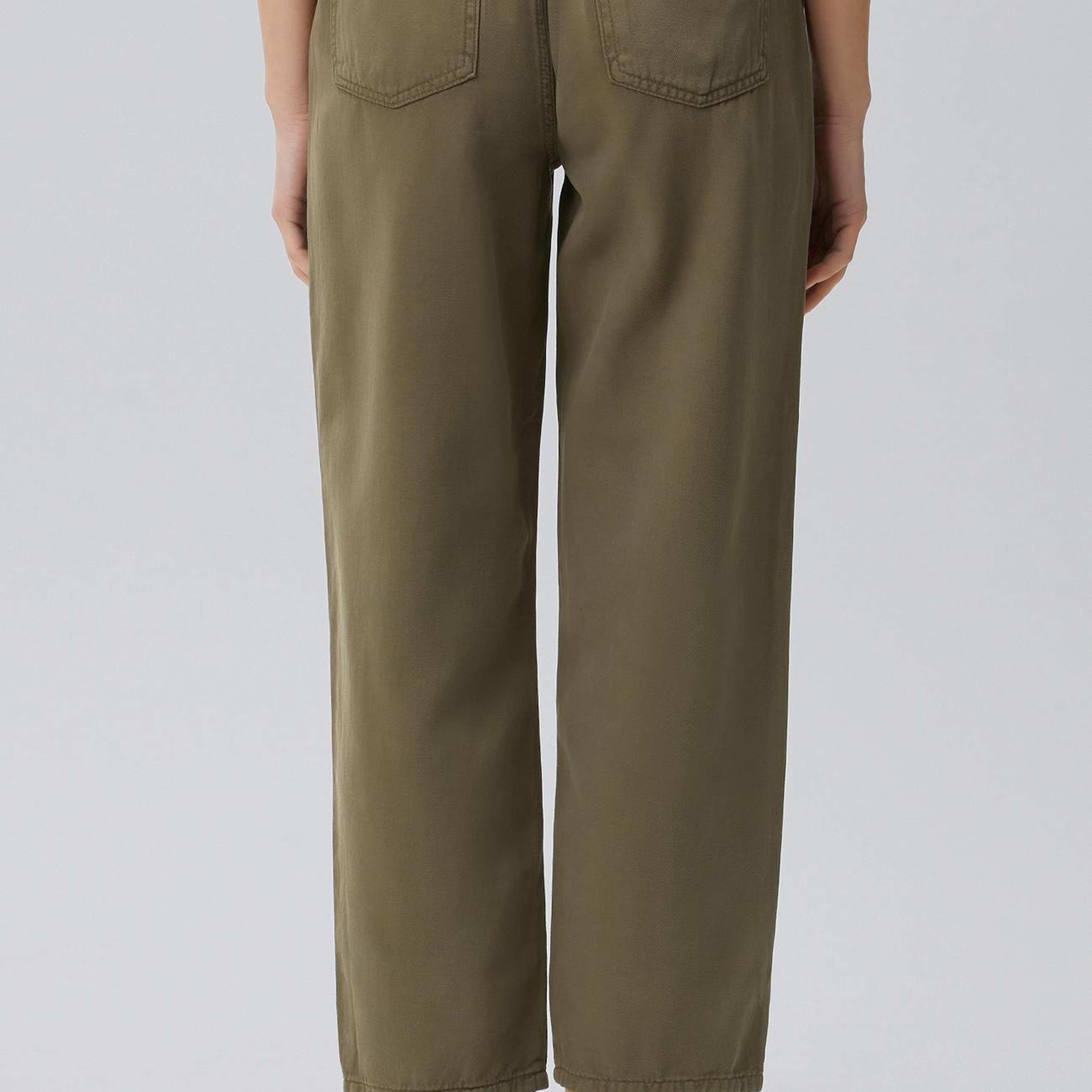 Network Kadın Haki Desenli Casual Pantolon