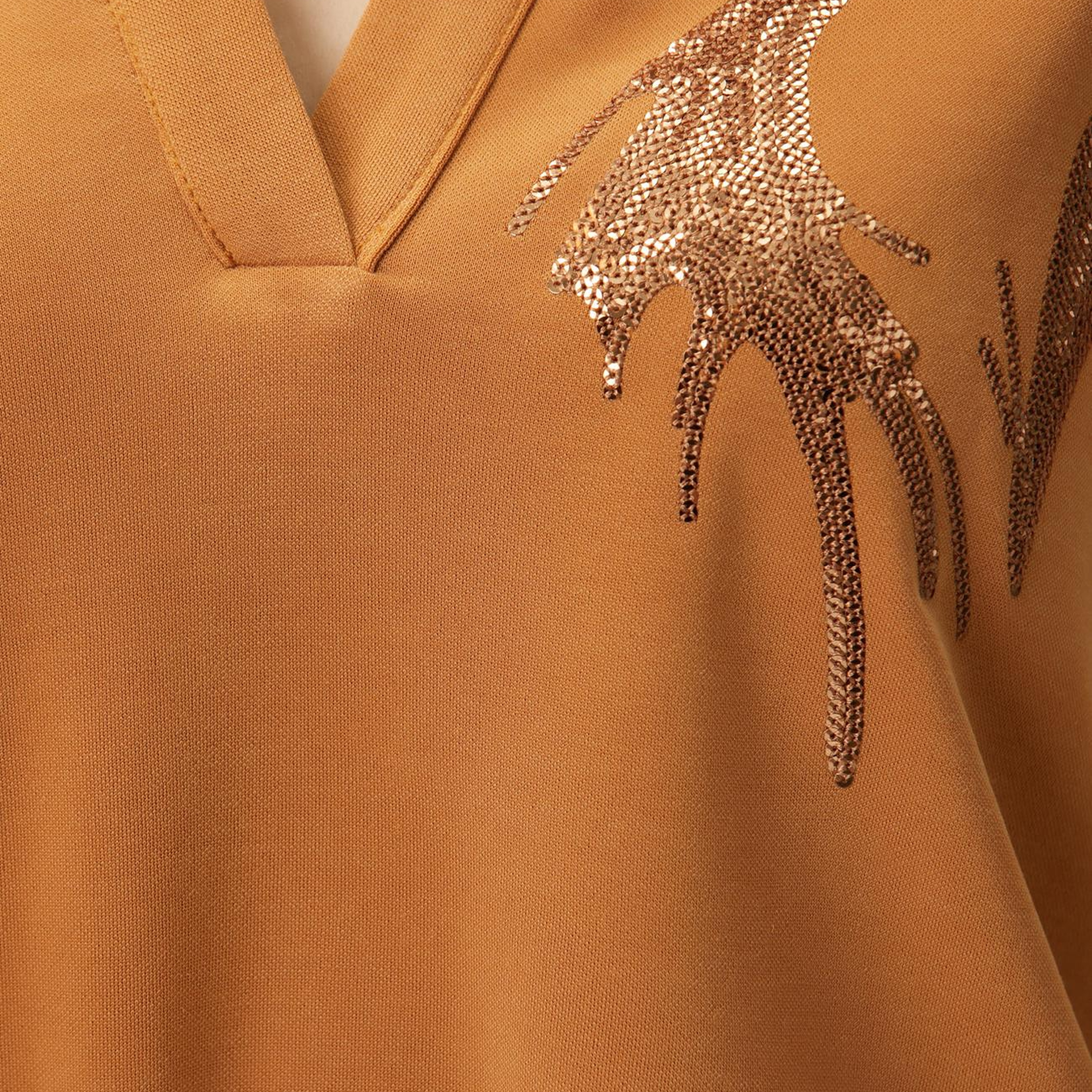 Network Kadın Tarçın Payet Nakış Detaylı T-shirt