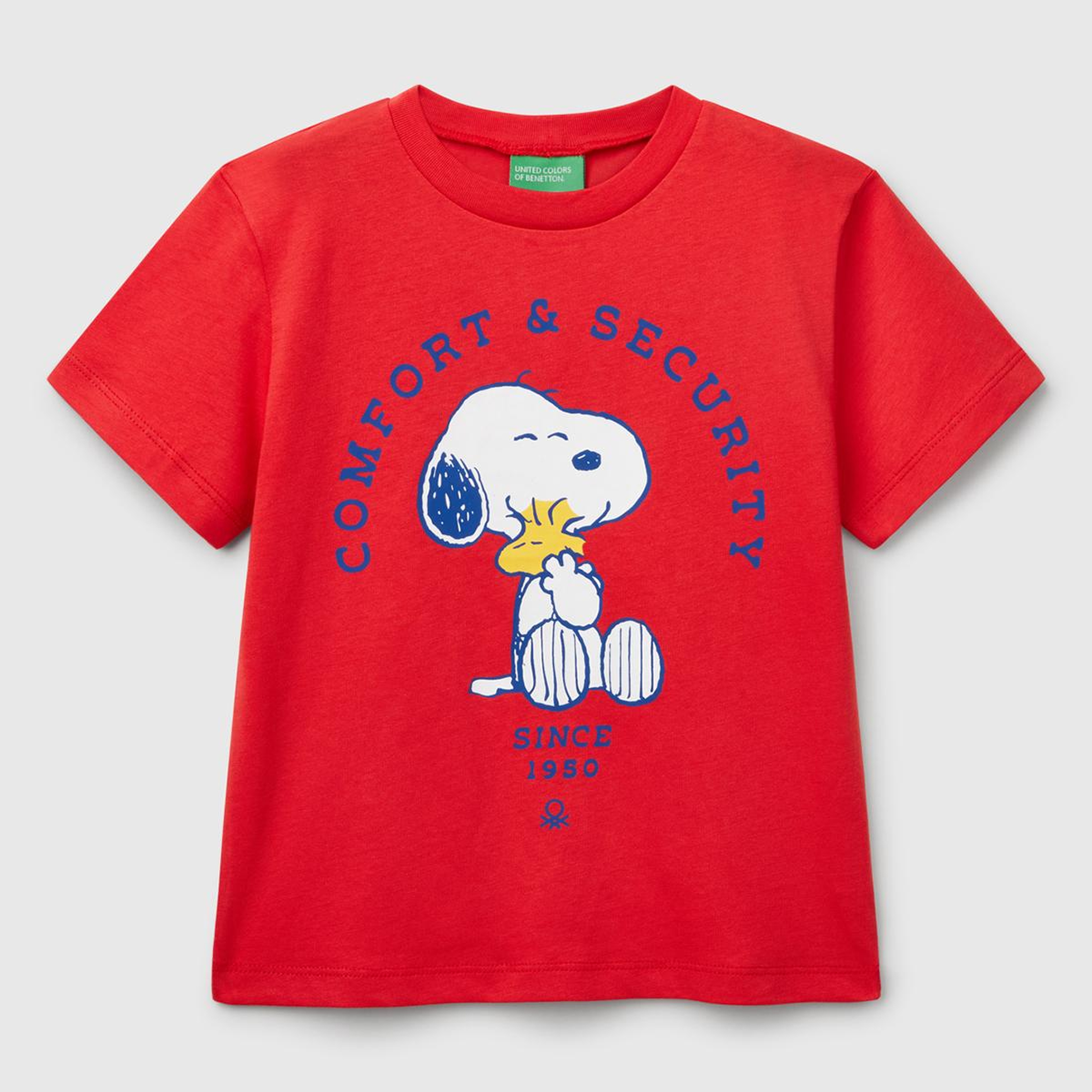 Erkek Çocuk Kırmızı Peanuts Baskılı T-Shirt