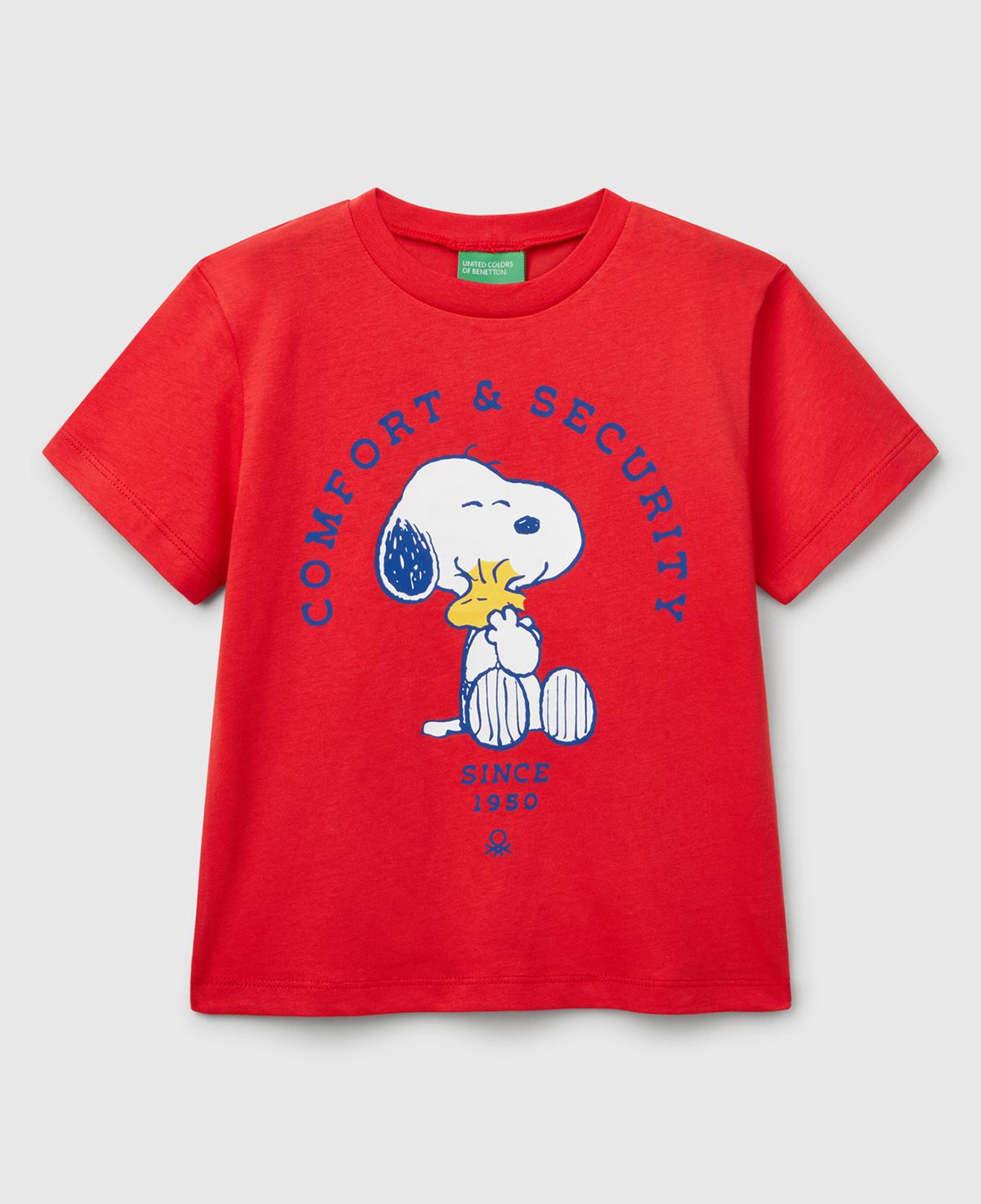 Erkek Çocuk Kırmızı Peanuts Baskılı T-Shirt
